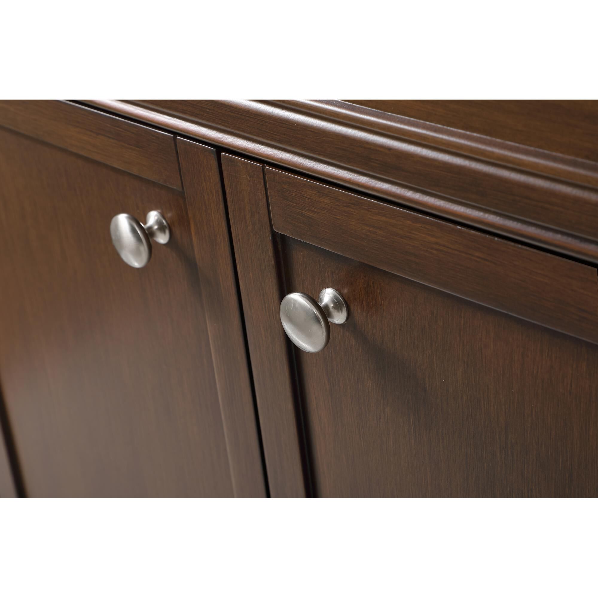 Shown in Teak finish