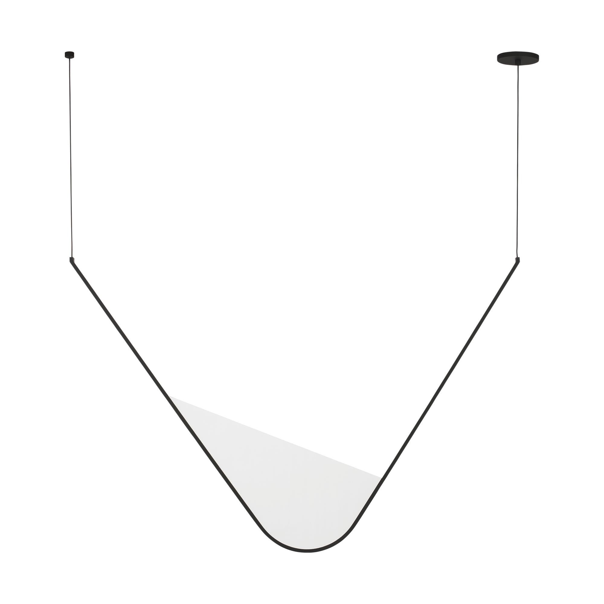 Shown in Nightshade Black finish and Light Guide shade