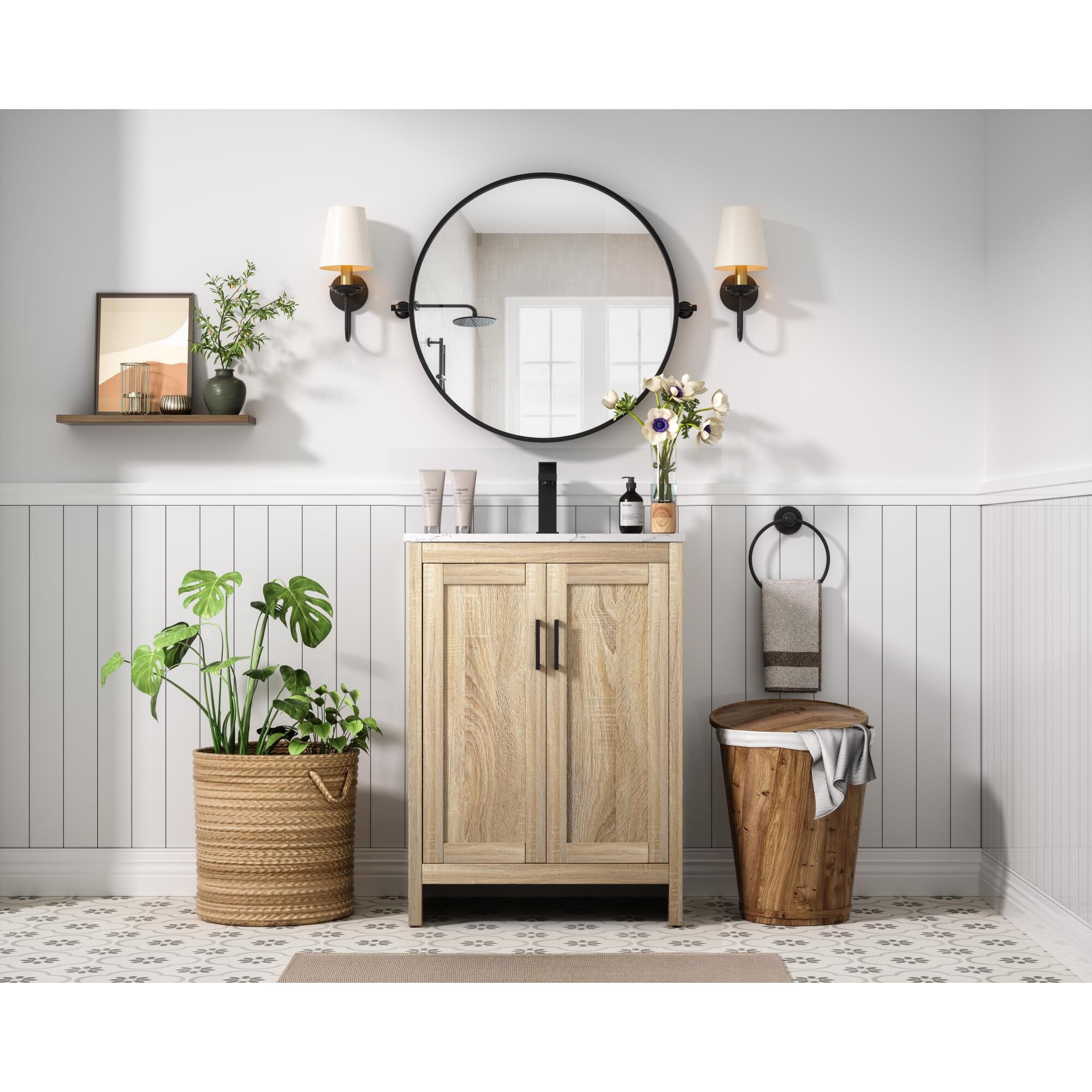 Shown in Mango Wood finish