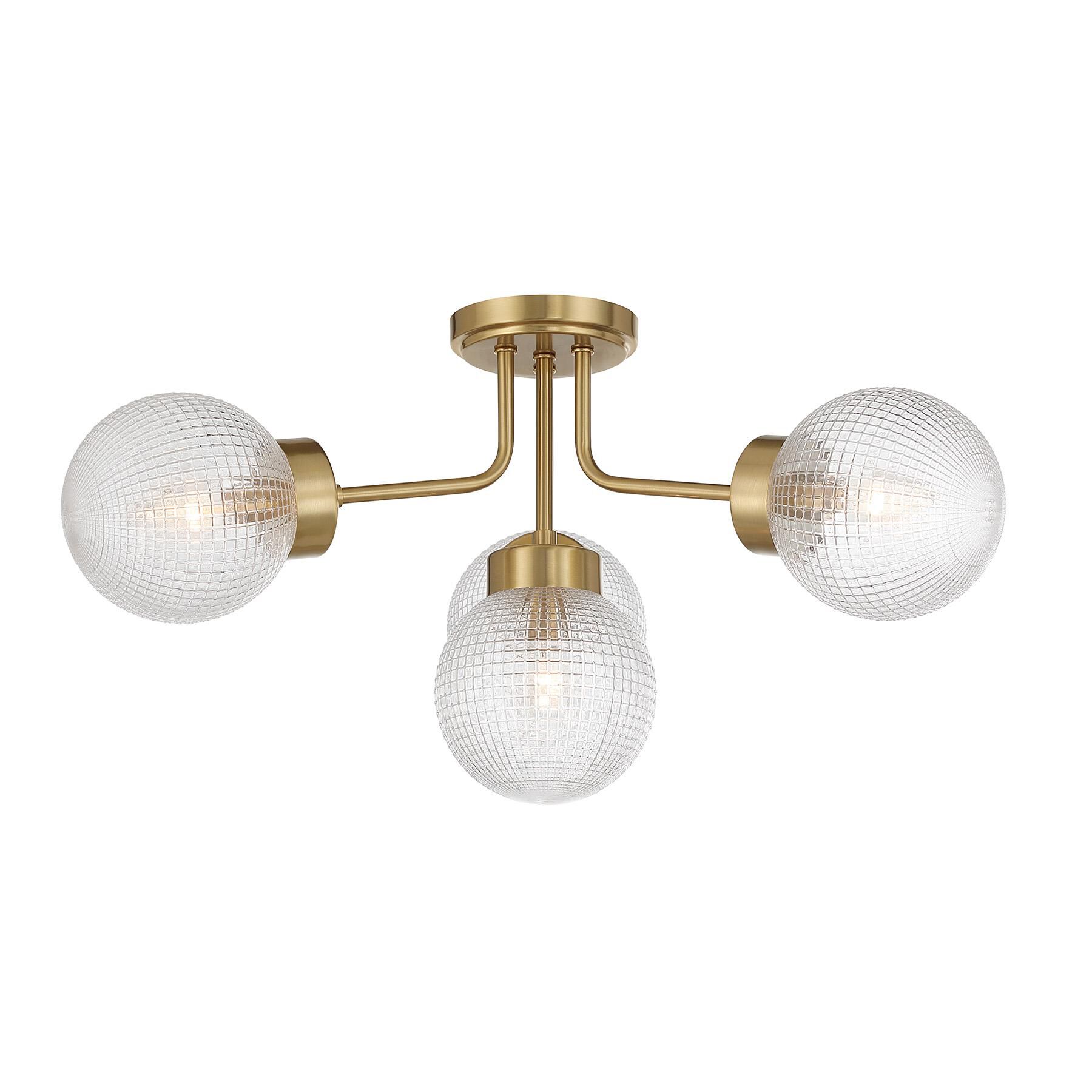 Coral 27 Inch Semi Flush Mount by Savoy House