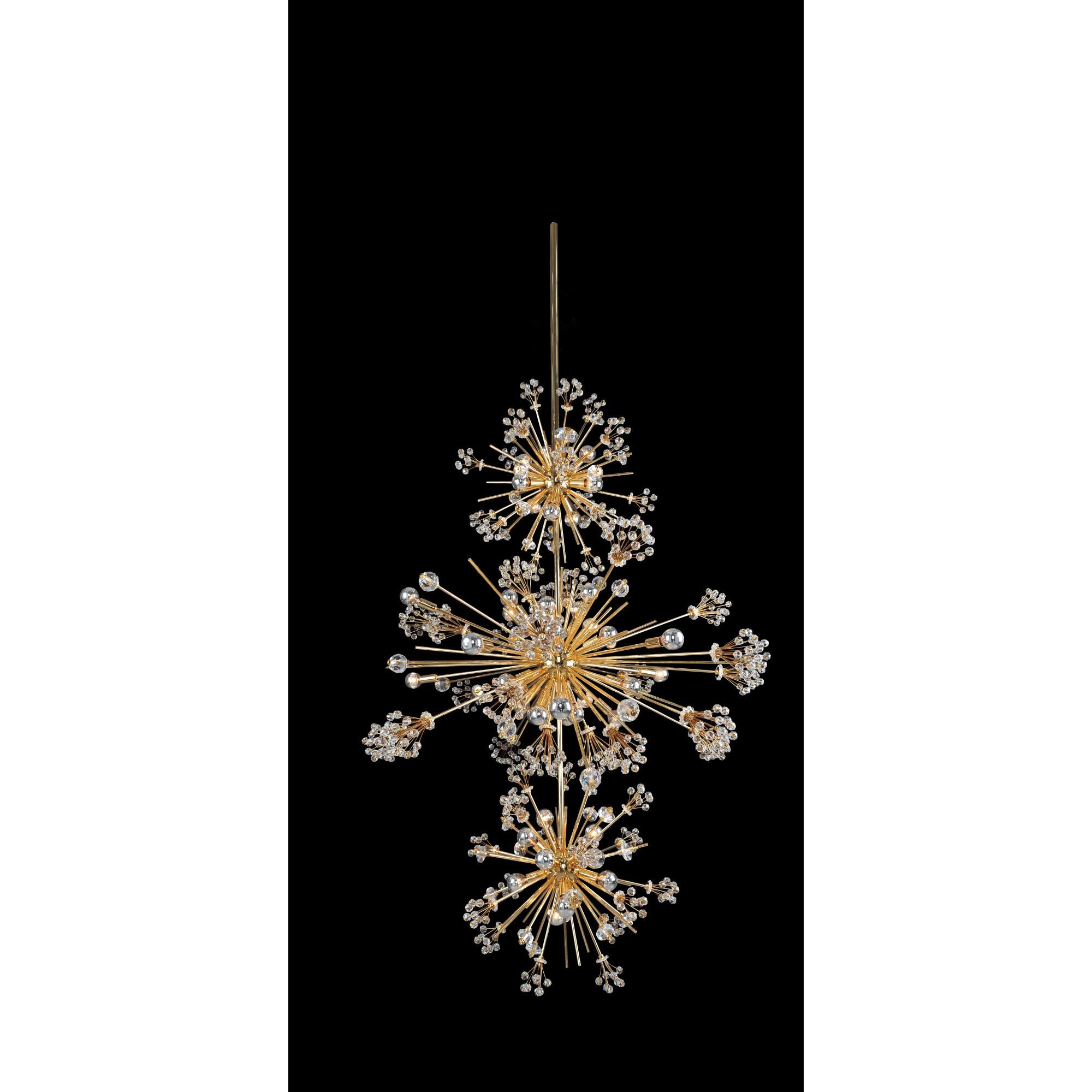 Shown in 18k Gold finish and Firenze Clear crystal