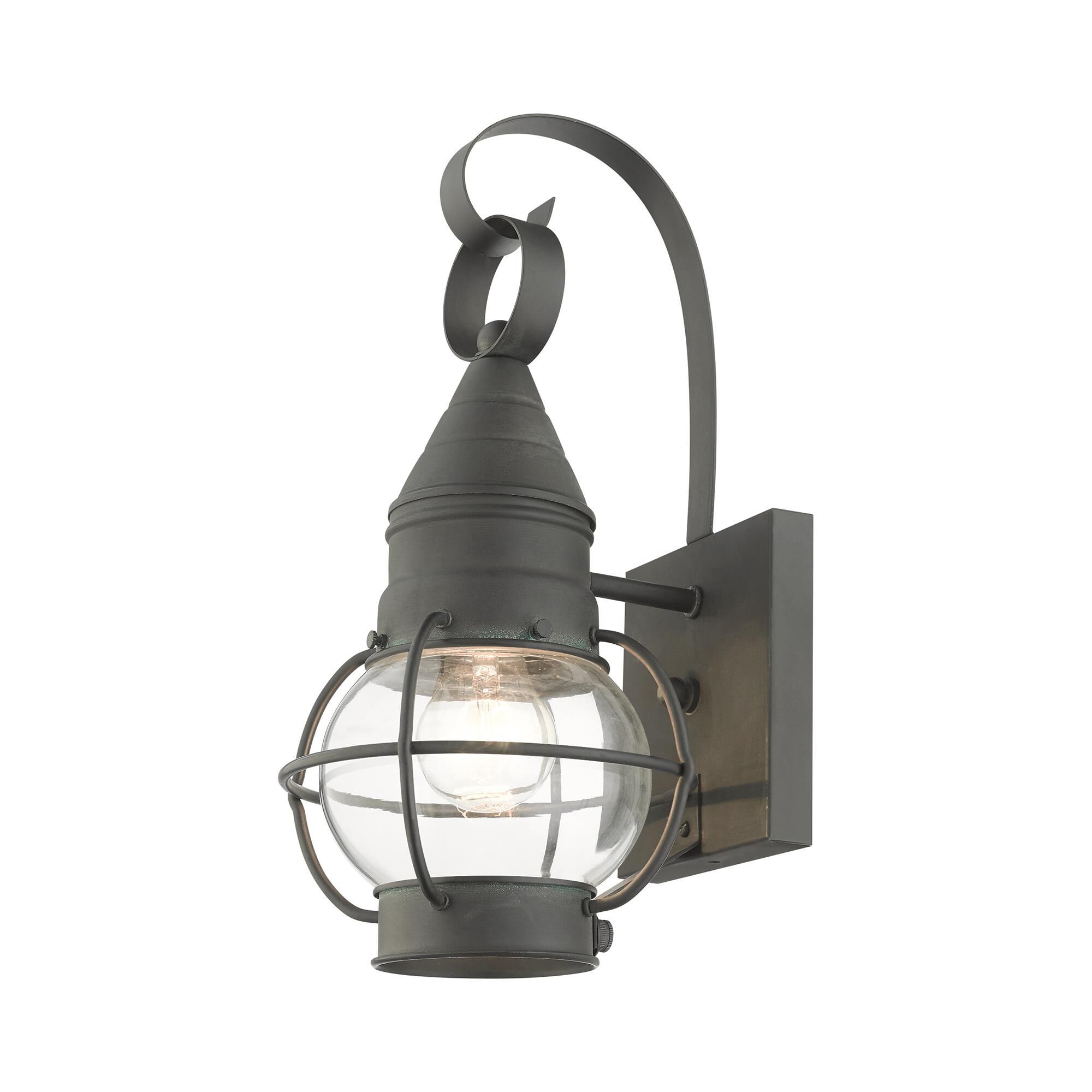 Livex Lighting Newburyport 13 Inch Tall Outdoor Wall Light