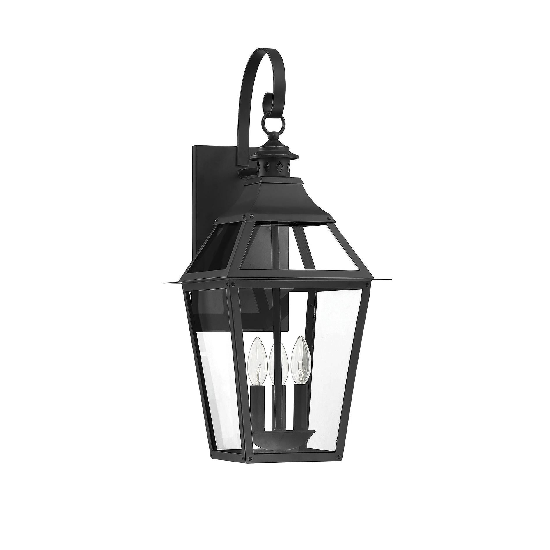 Jackson 25 Inch Tall 3 Light Outdoor Wall Light by Savoy House