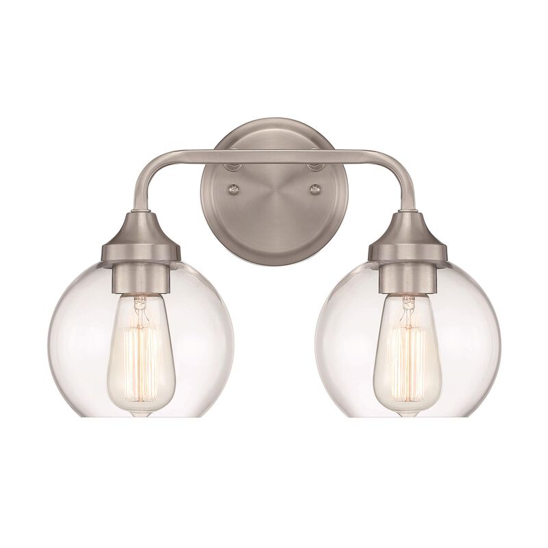Glenda 14 Inch 2 Light Bath Vanity Light by Craftmade