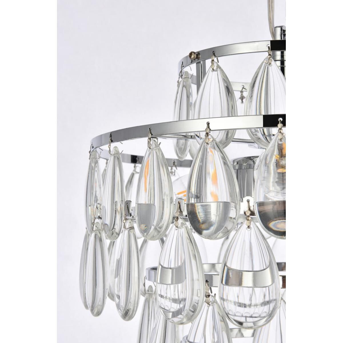 Mila 12 Inch Mini Pendant by Elegant Lighting