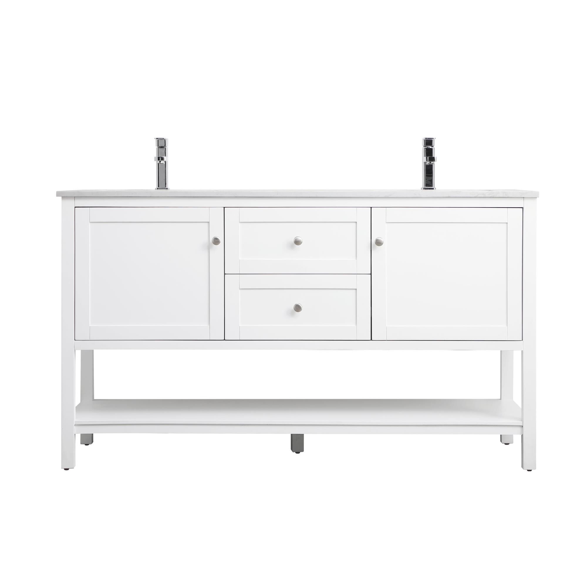 Shown in White finish