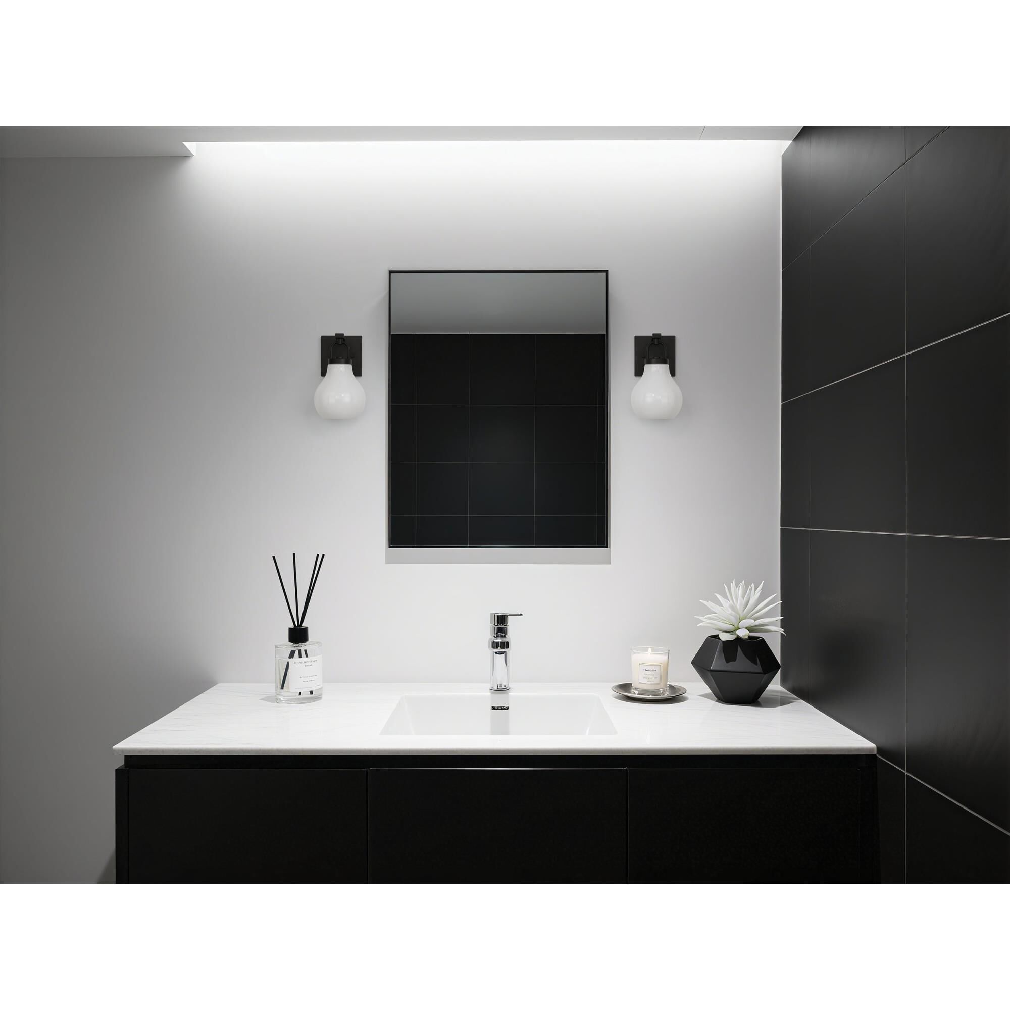 Mansfield 6 Inch Bath Vanity Light by Eglo Lighting