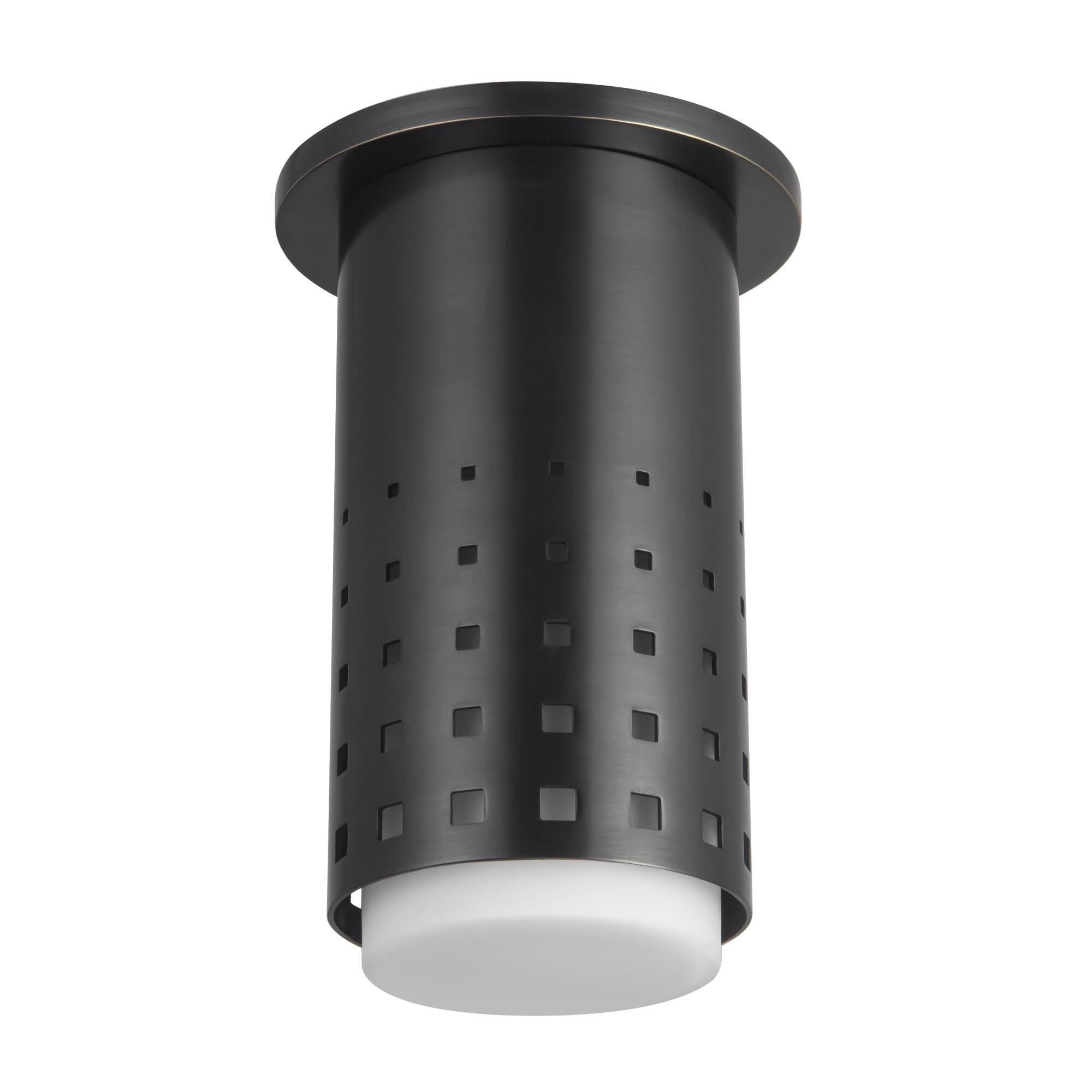 Shown in Urban Bronze finish and Clear Exterior Opal Interior glass