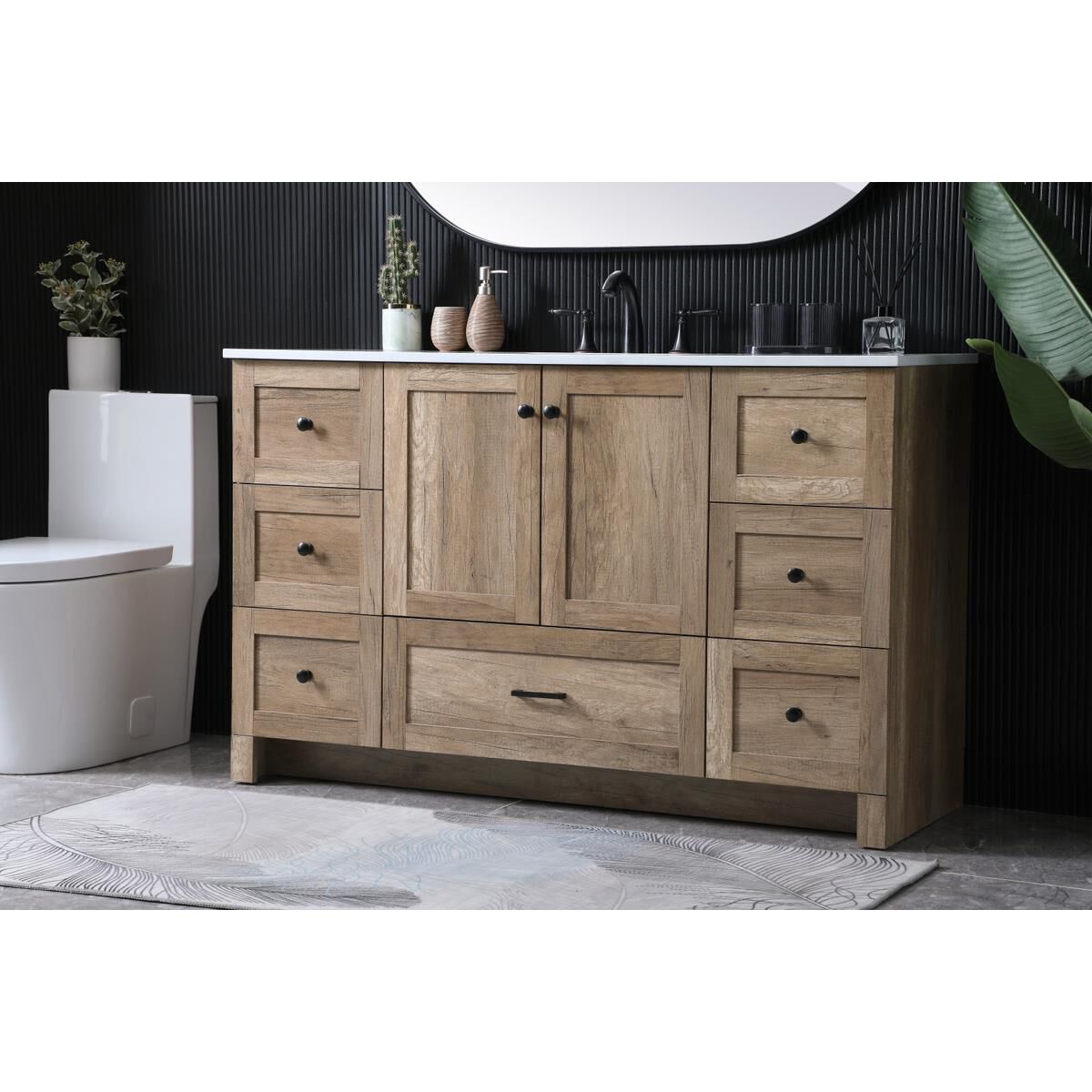 Soma 54 Inch Bath Vanity by Elegant Dcor