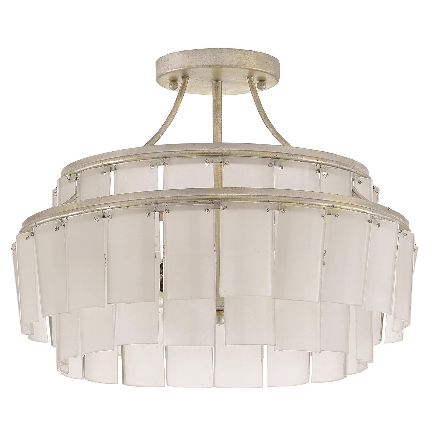 Shown in Contemporary Silver Leaf finish