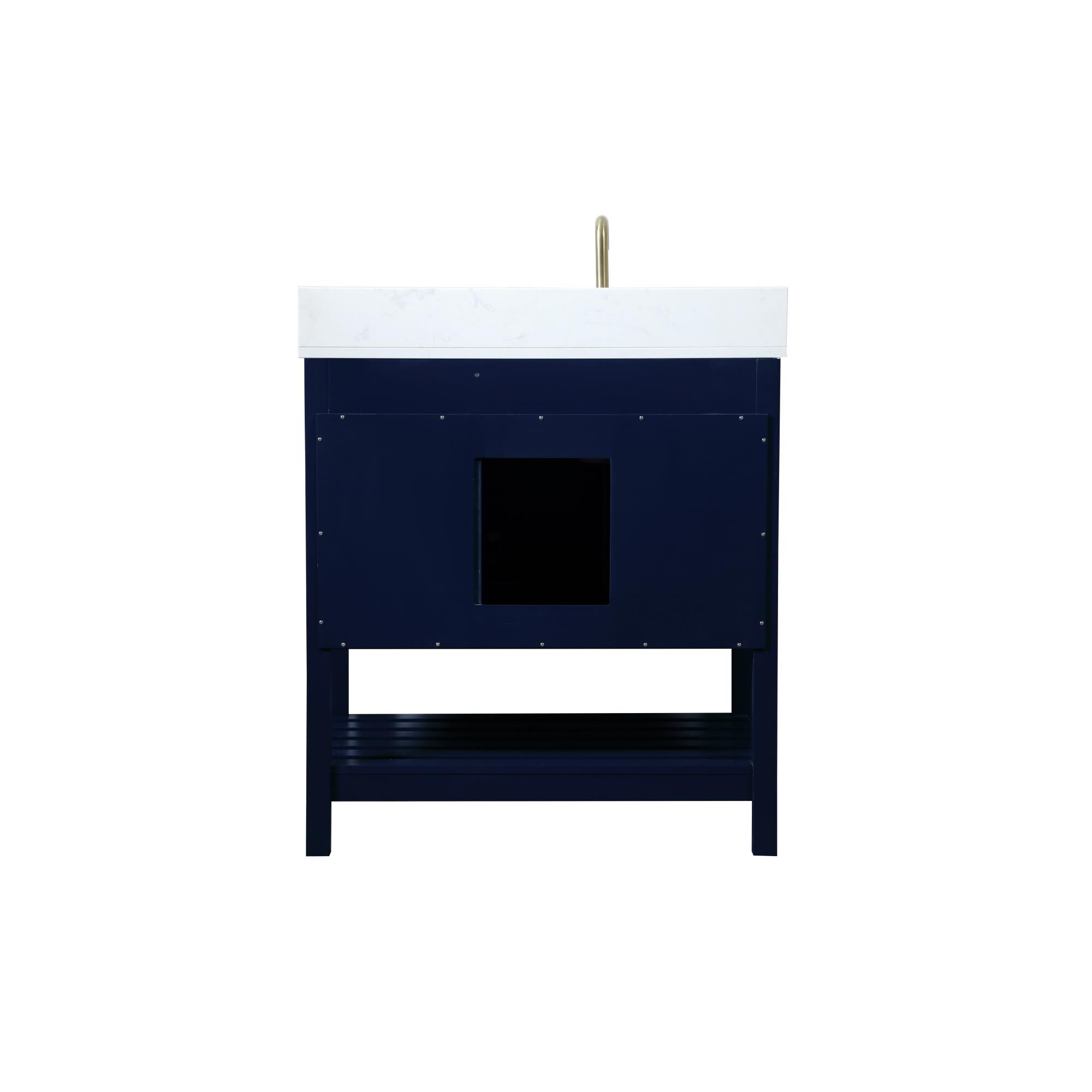 Shown in Blue finish