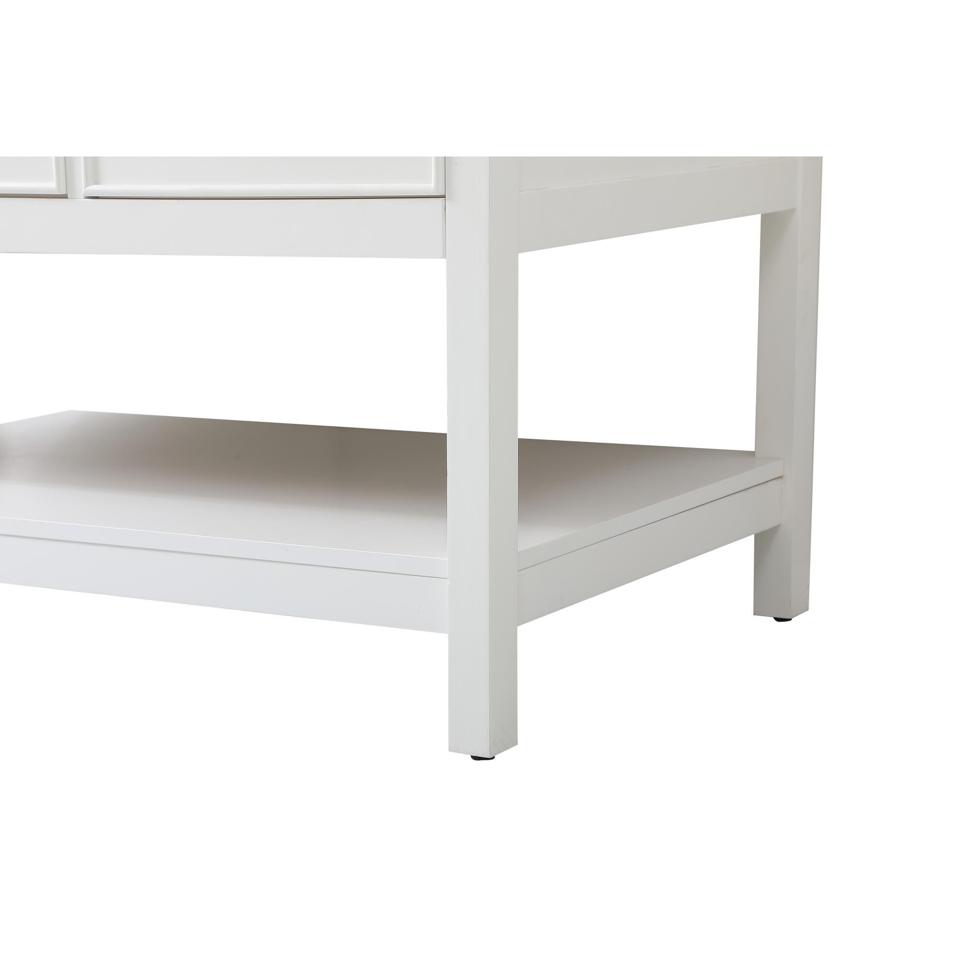 Shown in White finish