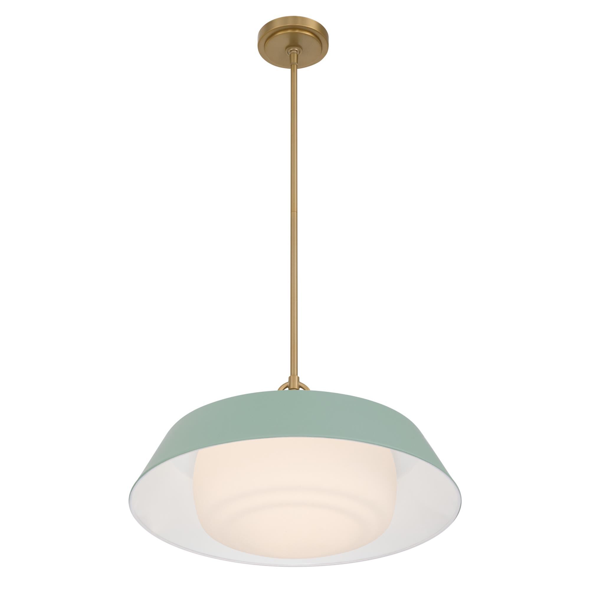 Shown in Vibrant Gold finish and Steel glass and Steel shade