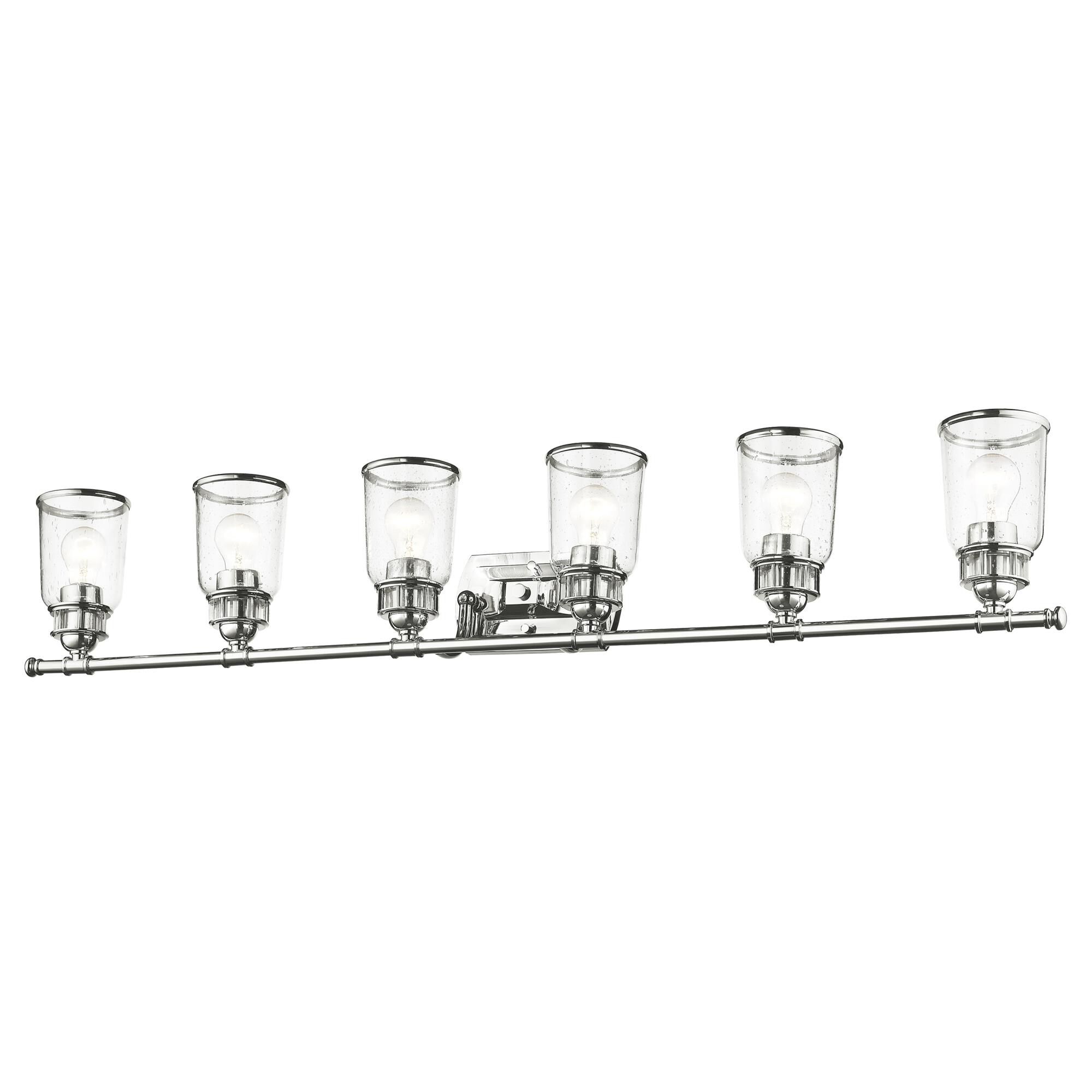 Lawrenceville 47 Inch 6 Light Bath Vanity Light by Livex Lighting