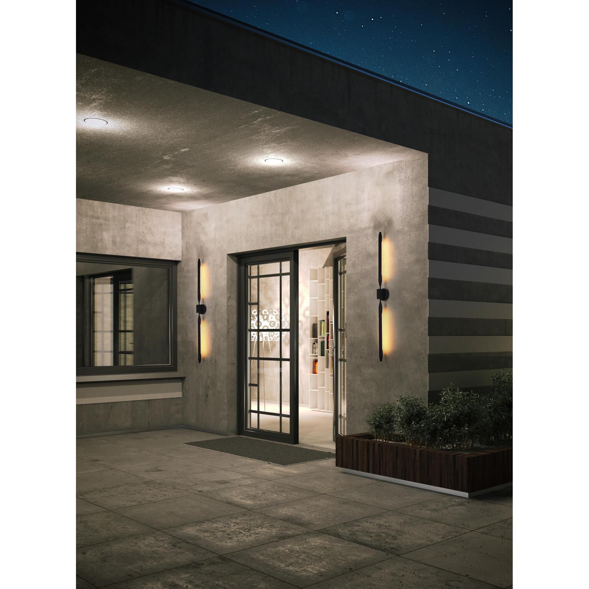 Odin 50 Inch Outdoor Wall Light by Elegant Lighting