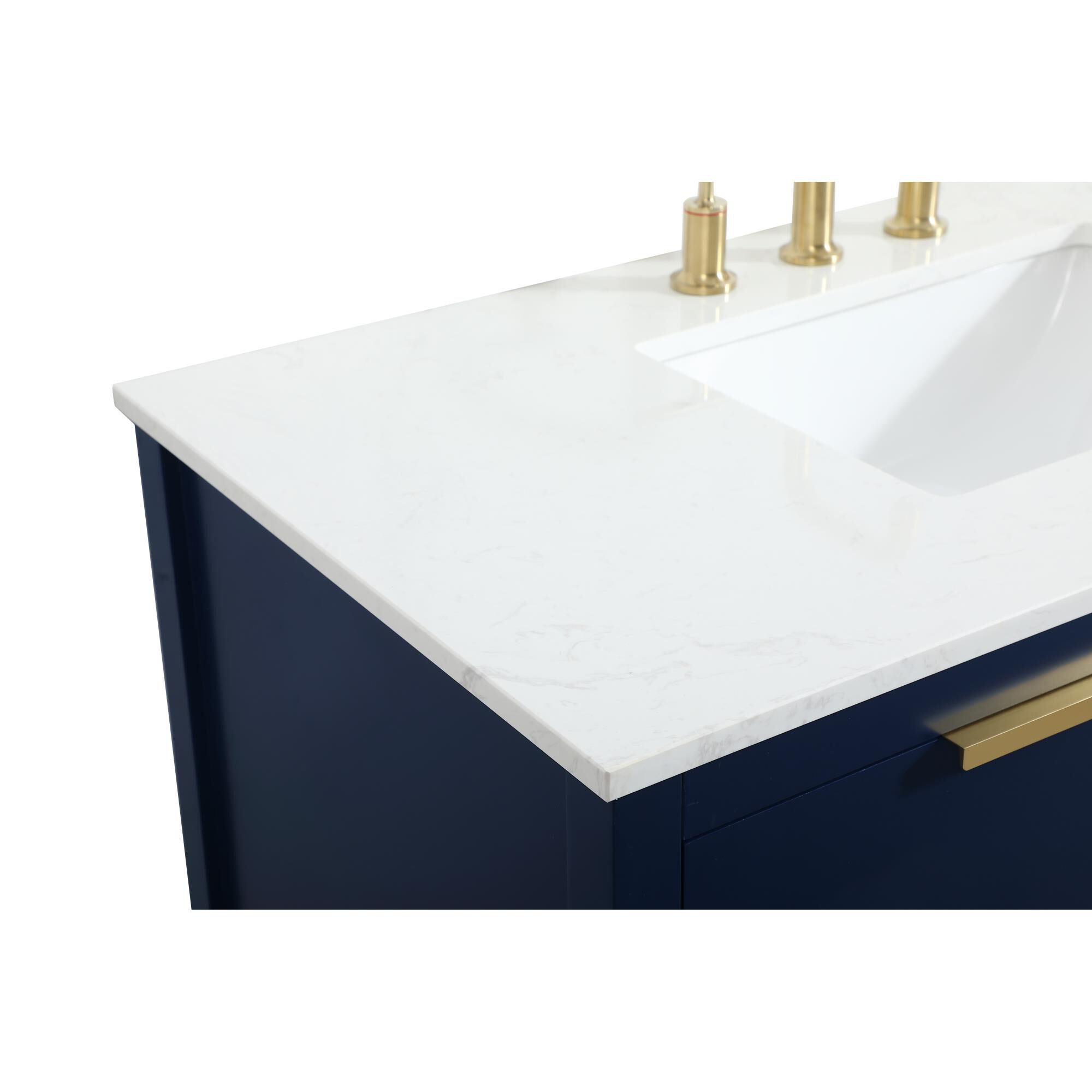 Shown in Blue finish