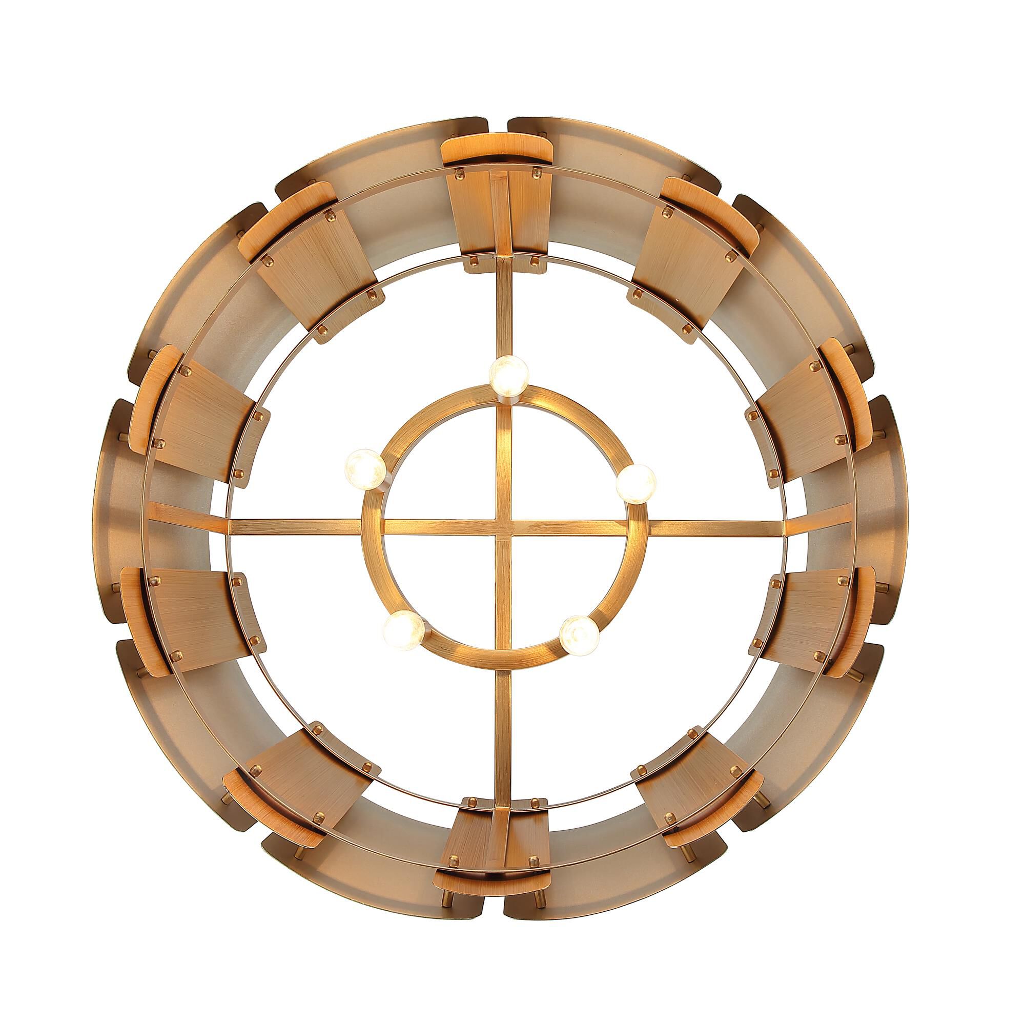 Shown in Gold and Brass finish and Gold shade