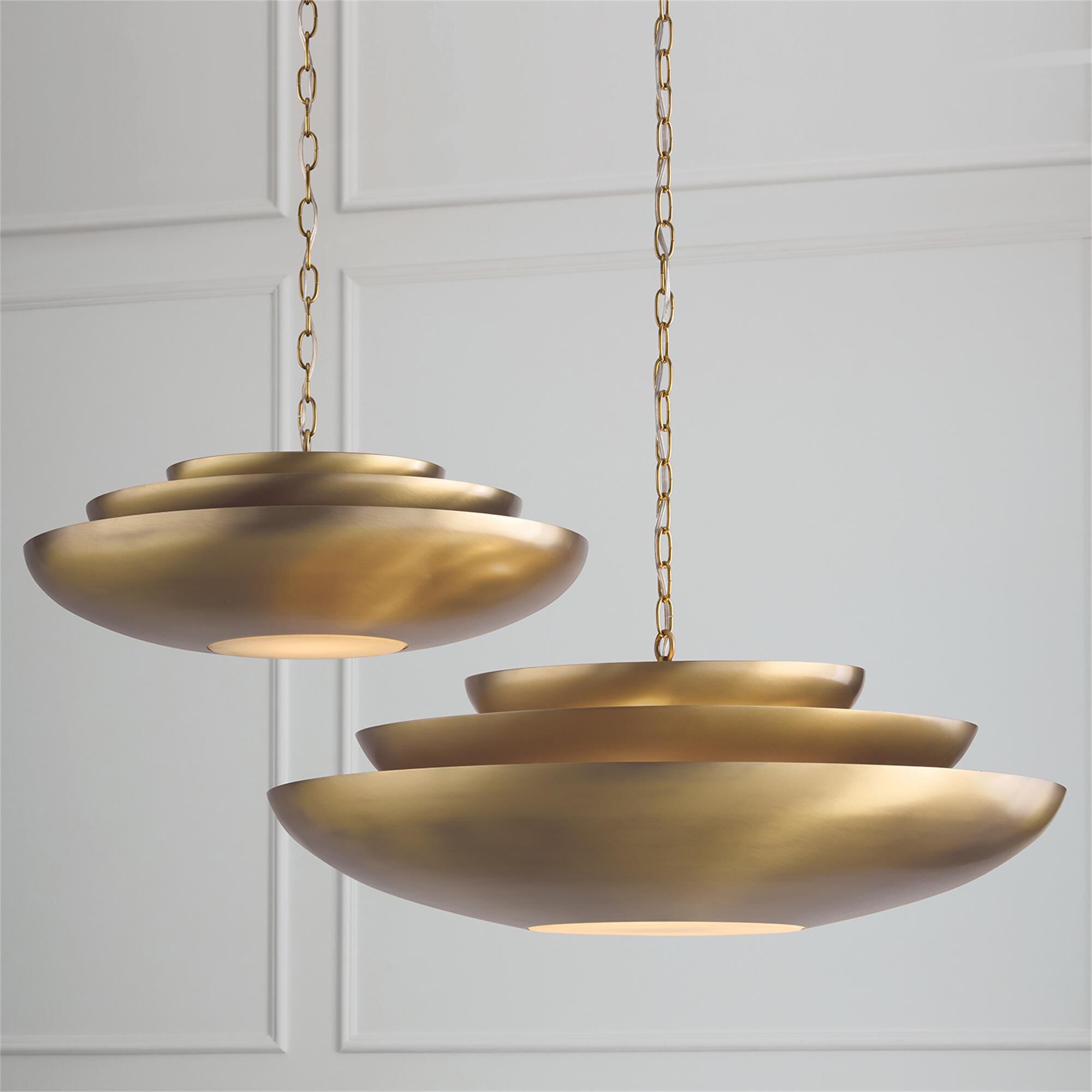 Shown in Aged Brass finish