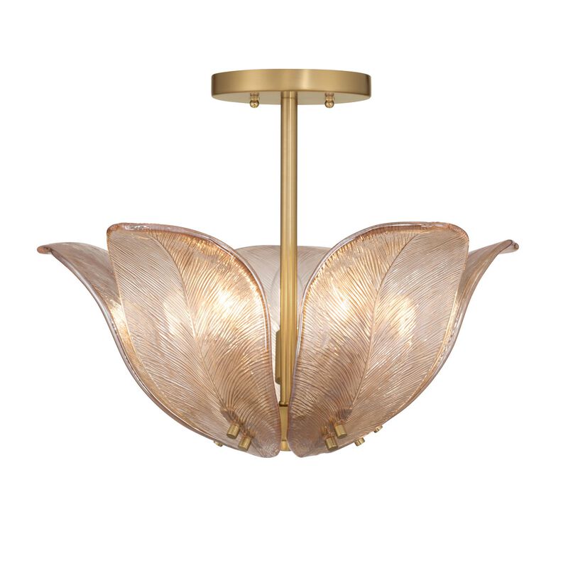 Orchid 18 Inch Semi Flush Mount by Metropolitan Lighting