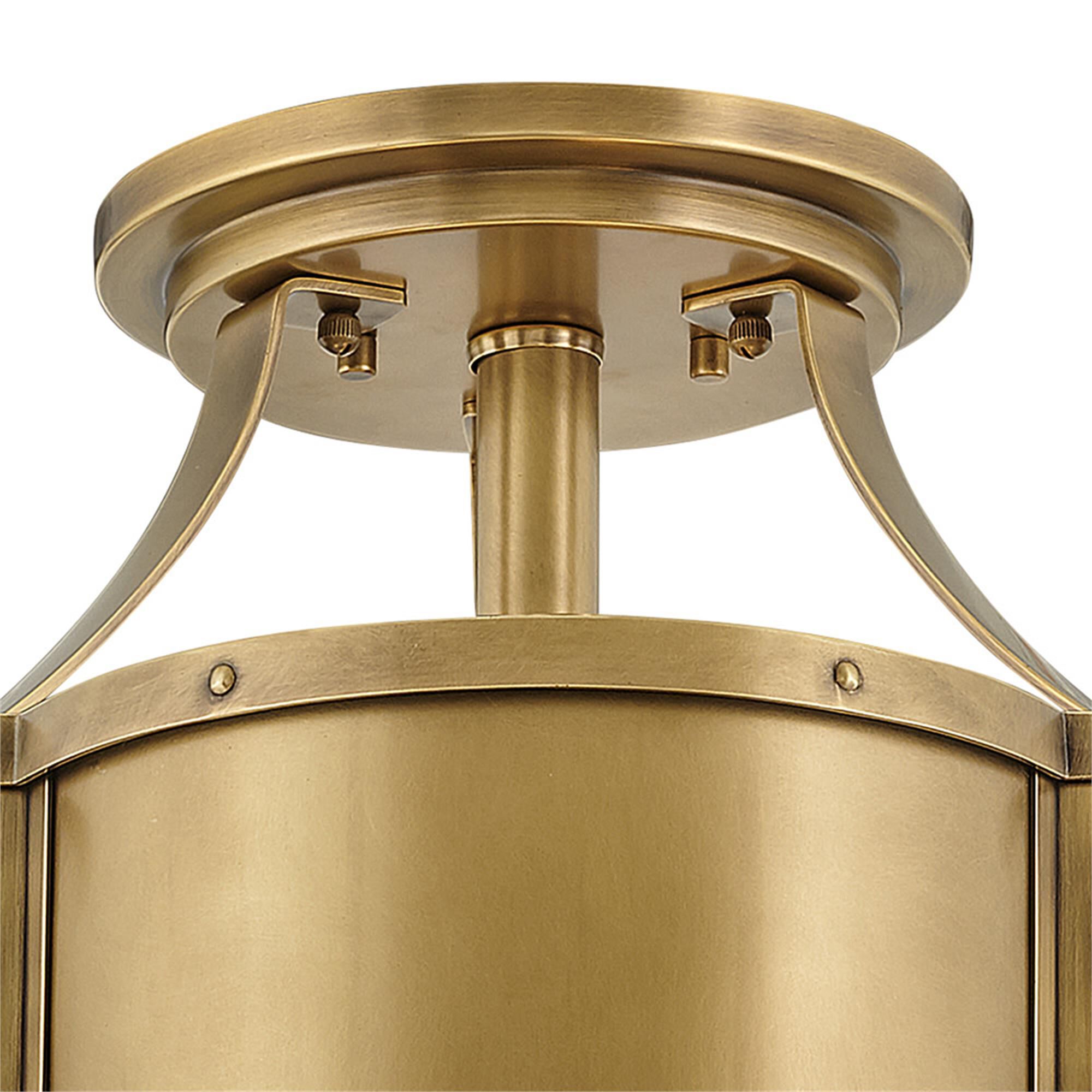 Chance 18 Inch 3 Light Semi Flush Mount,