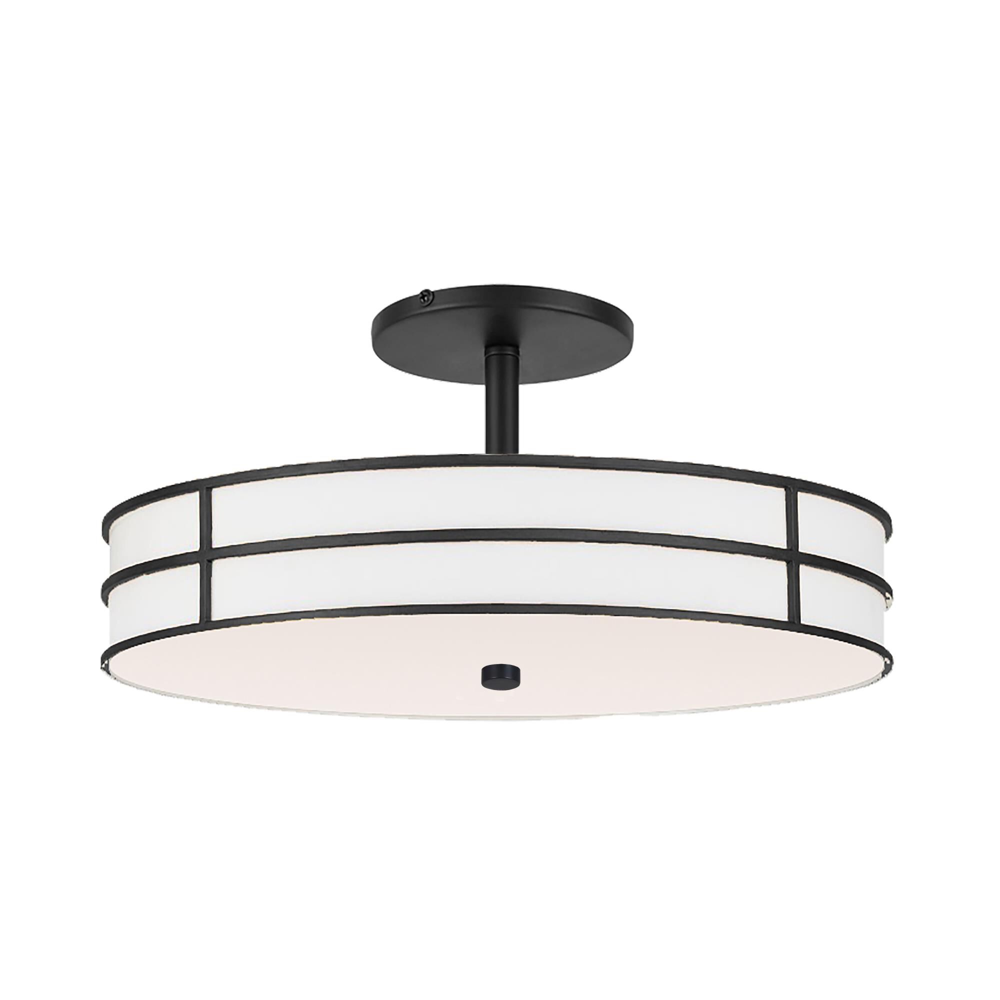 Fulvia 16 Inch Semi Flush Mount by Dainolite