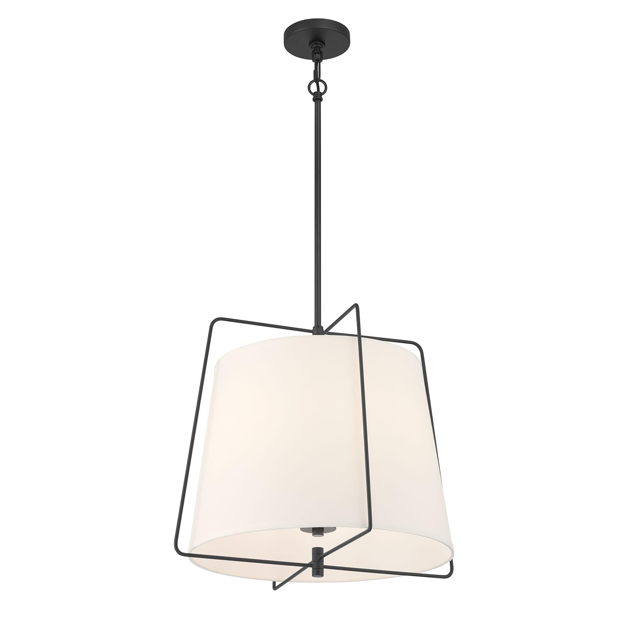 Shown in Matte Black finish and White glass