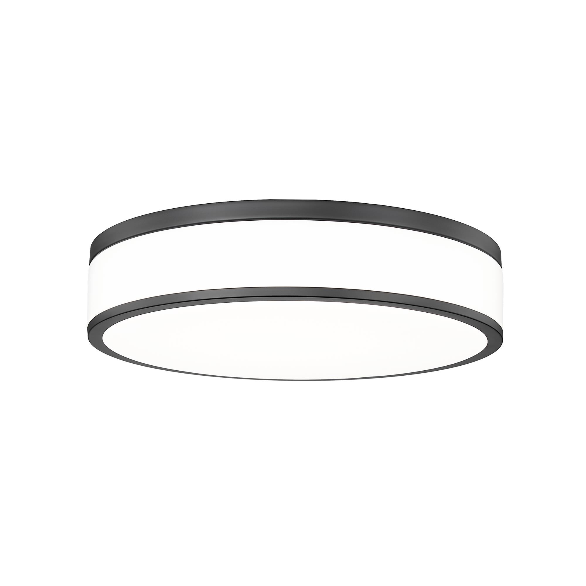 Shown in Matte Black finish and Frosted glass and Frosted shade