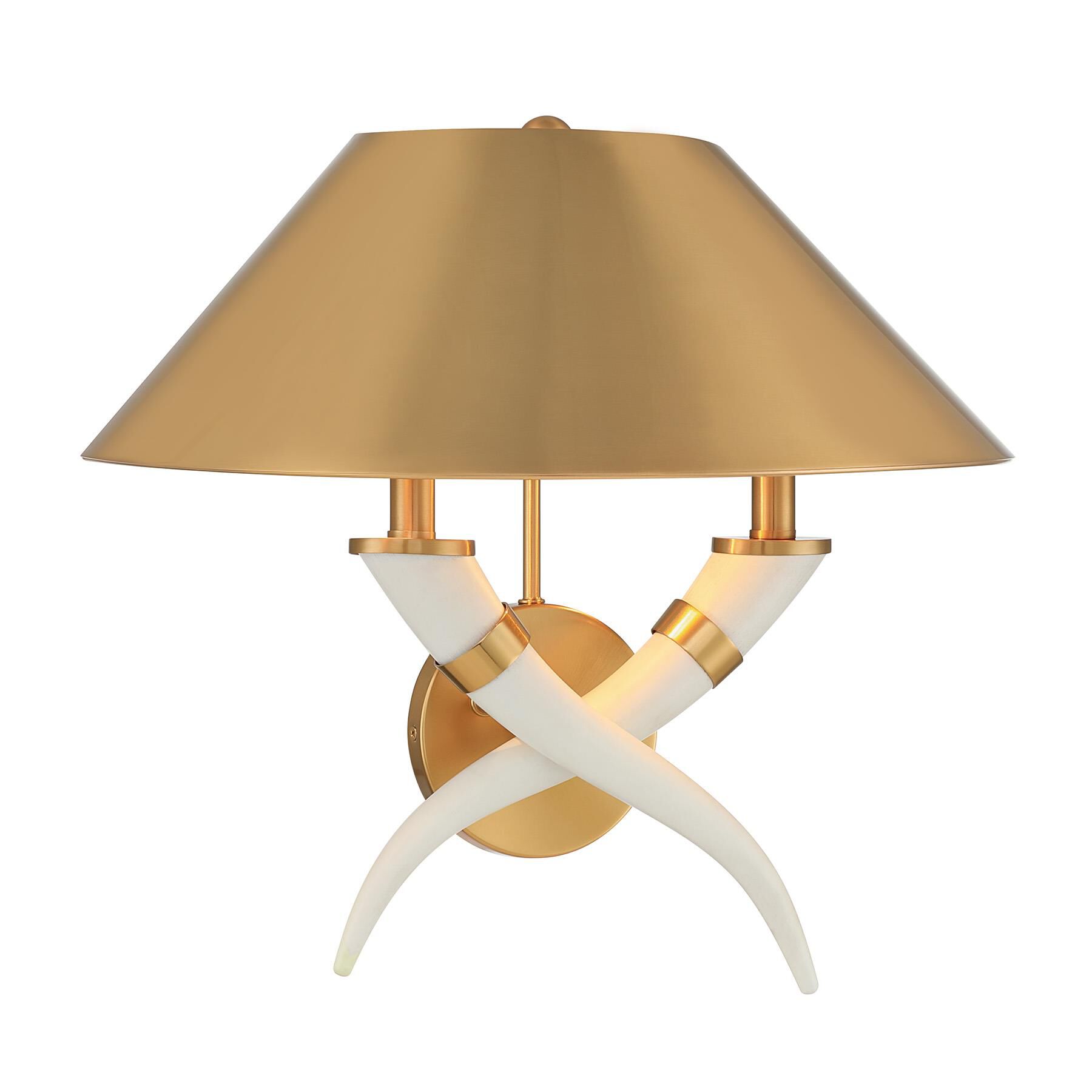 Shown in Warm Brass finish