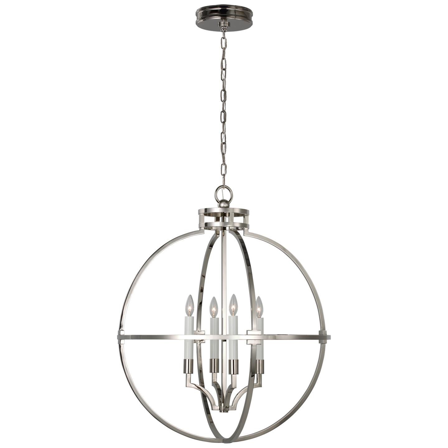 Shown in Polished Nickel finish and No Option shade