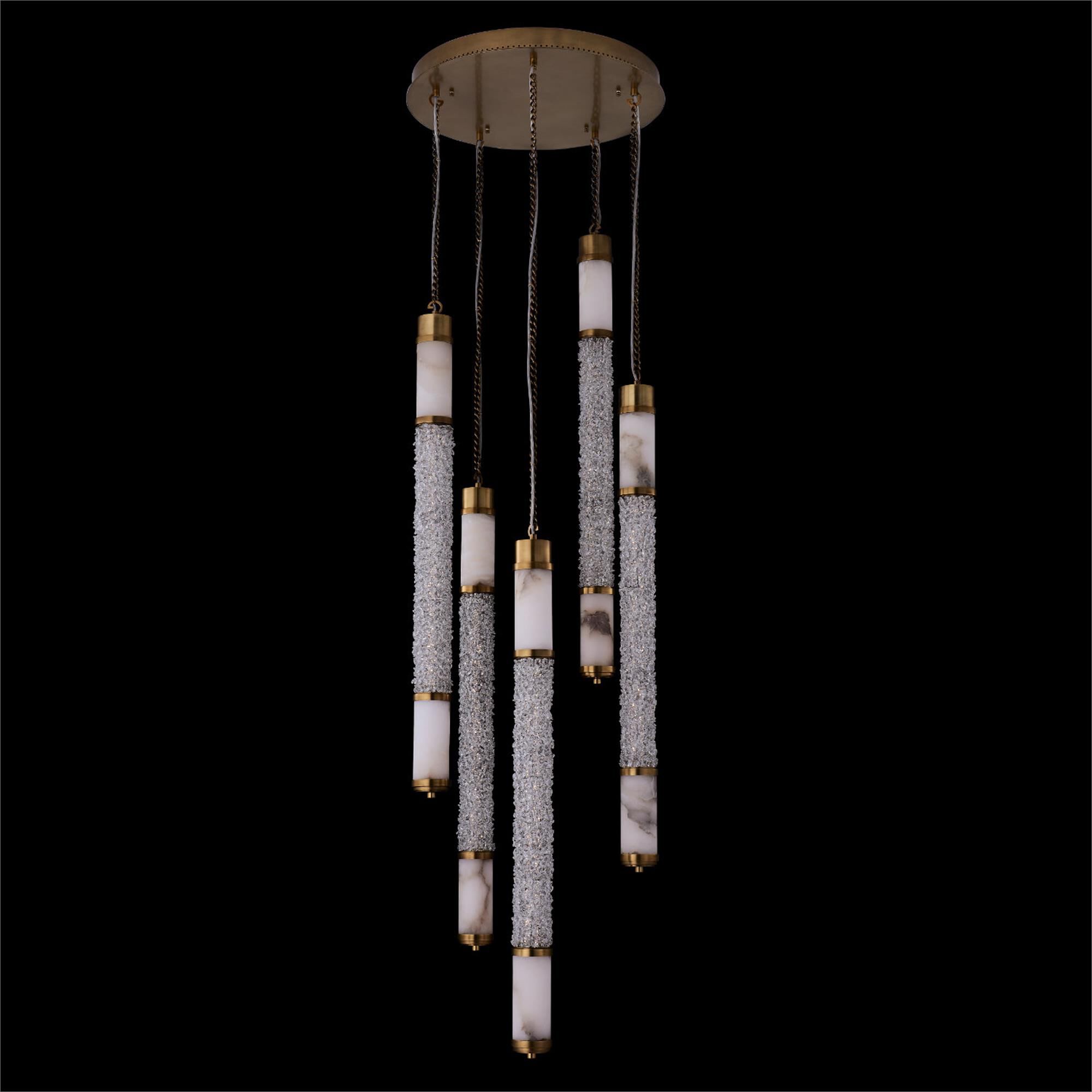 Shown in True Brass finish and Firenze Clear crystal and 0.0 glass and 0.0 shade