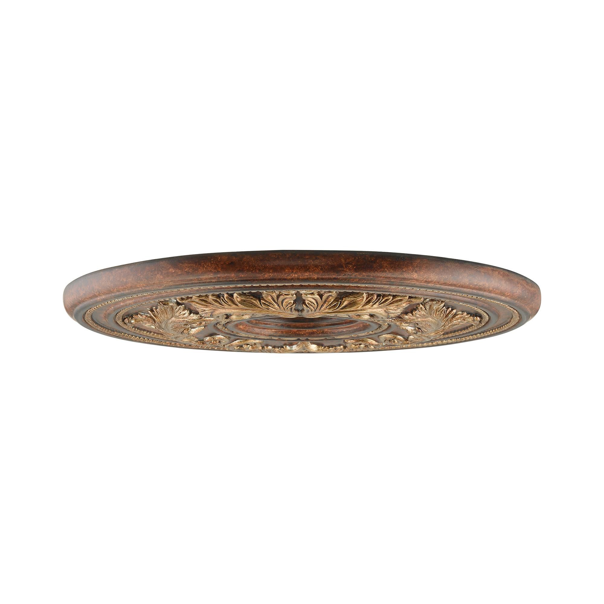 Shown in Verona Bronze-Aged Gold Leaf Accents finish