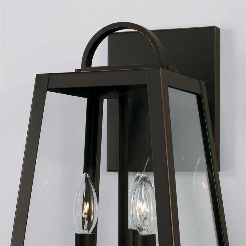 Leighton 19 Inch Tall 3 Light Outdoor Wall Light by Capital Lighting Fixture Company