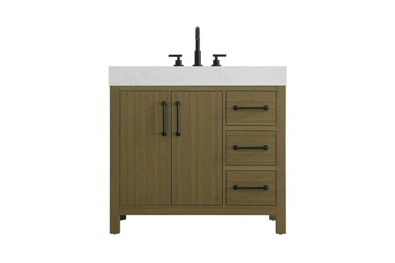 Nathan 36 Inch Bath Vanity by Elegant Dcor