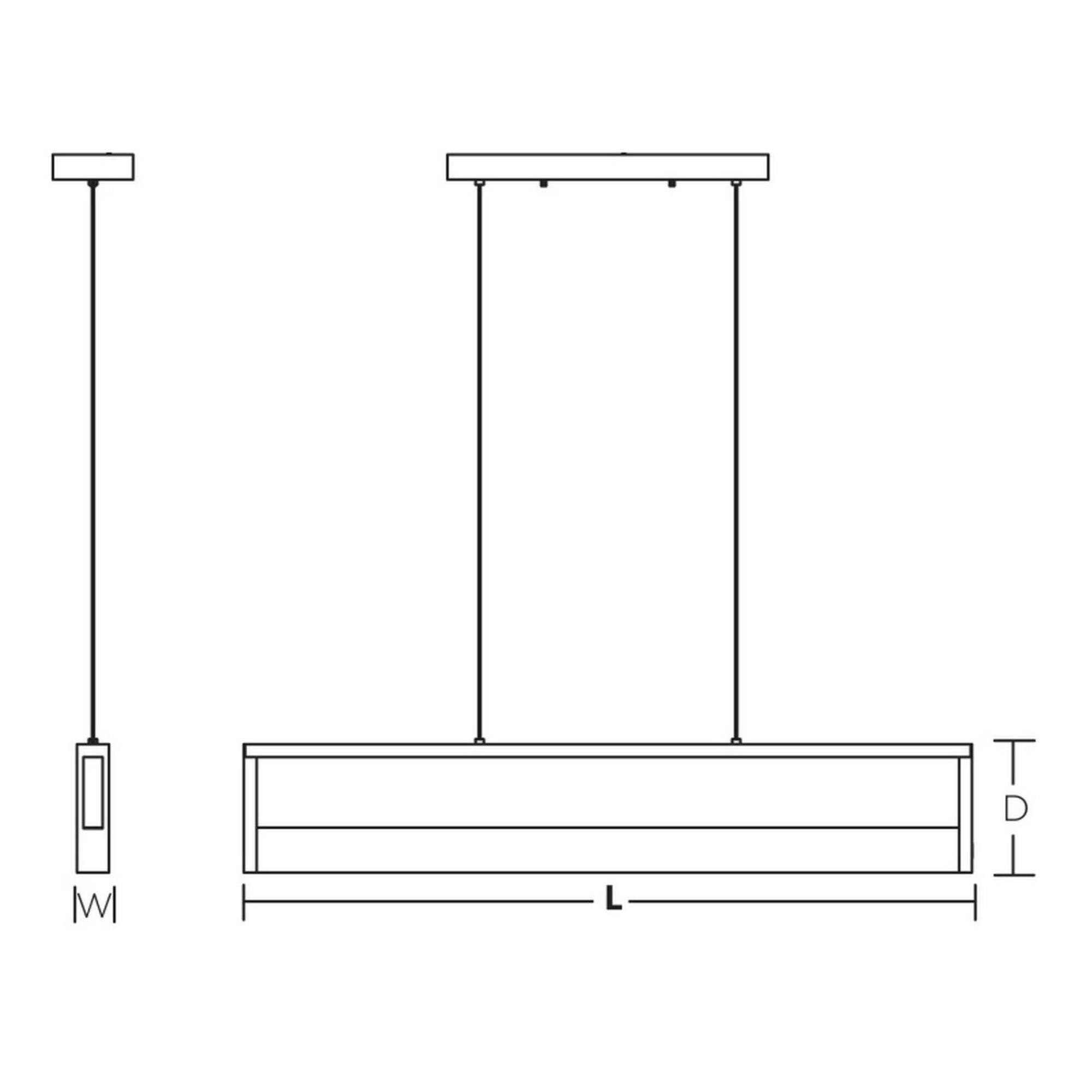 Echo 44 Inch LED Linear Suspension Light by AFX Lighting