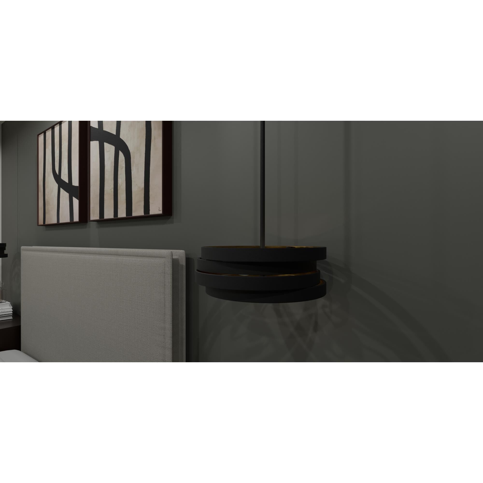 Shown in Matte Black finish and Metal shade