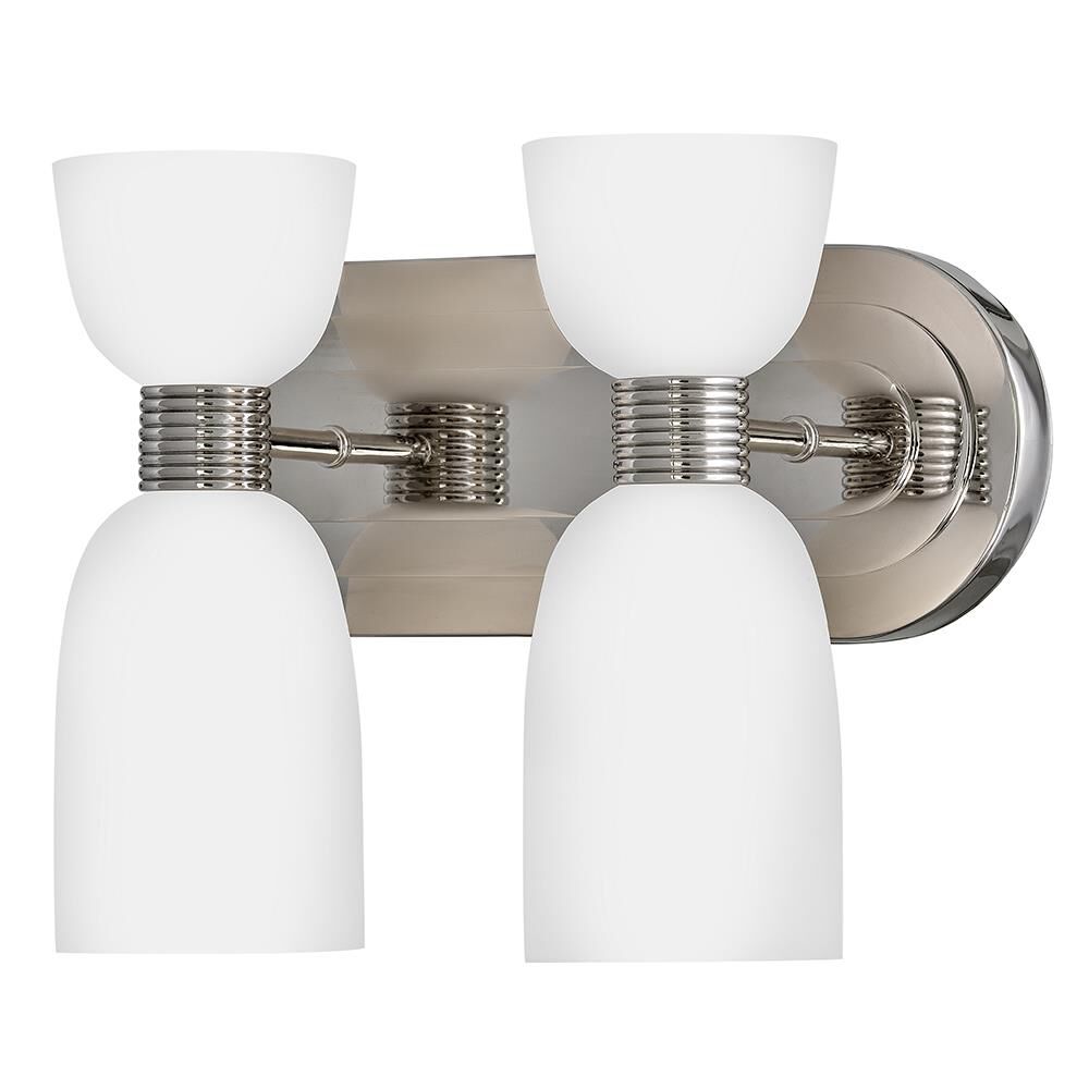 Shown in Polished Nickel finish and Etched Opal glass