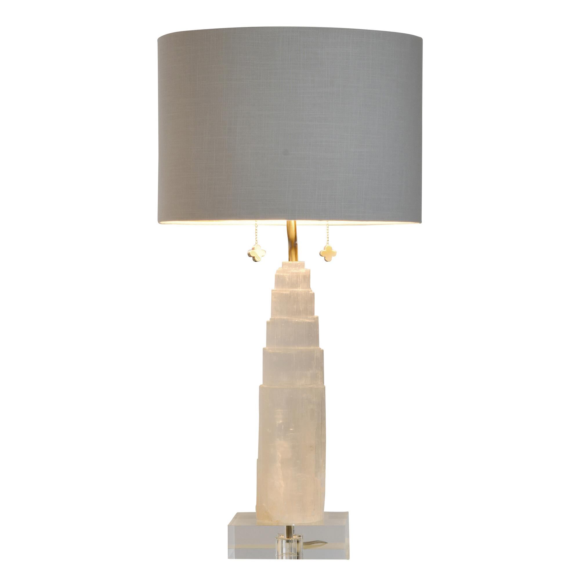 Shown in White and Clear finish and Light Grey shade