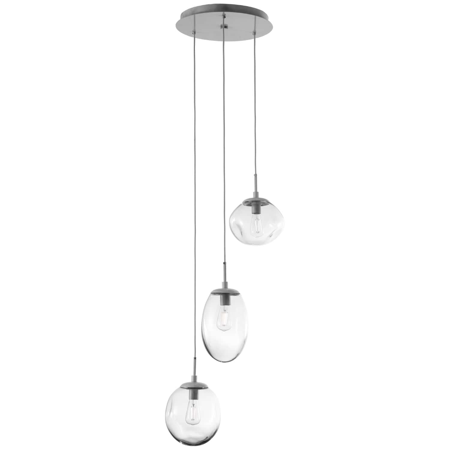 Levi Wilson Nebula 22 Inch 3 Light Multi Light Pendant by Hammerton Studio