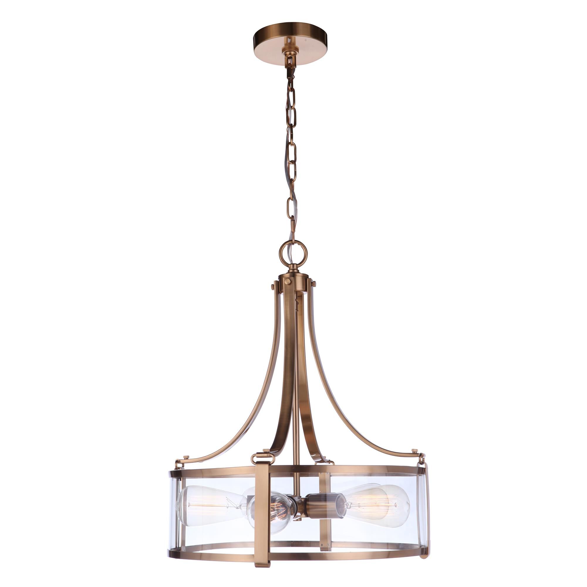Shown in Satin Brass finish