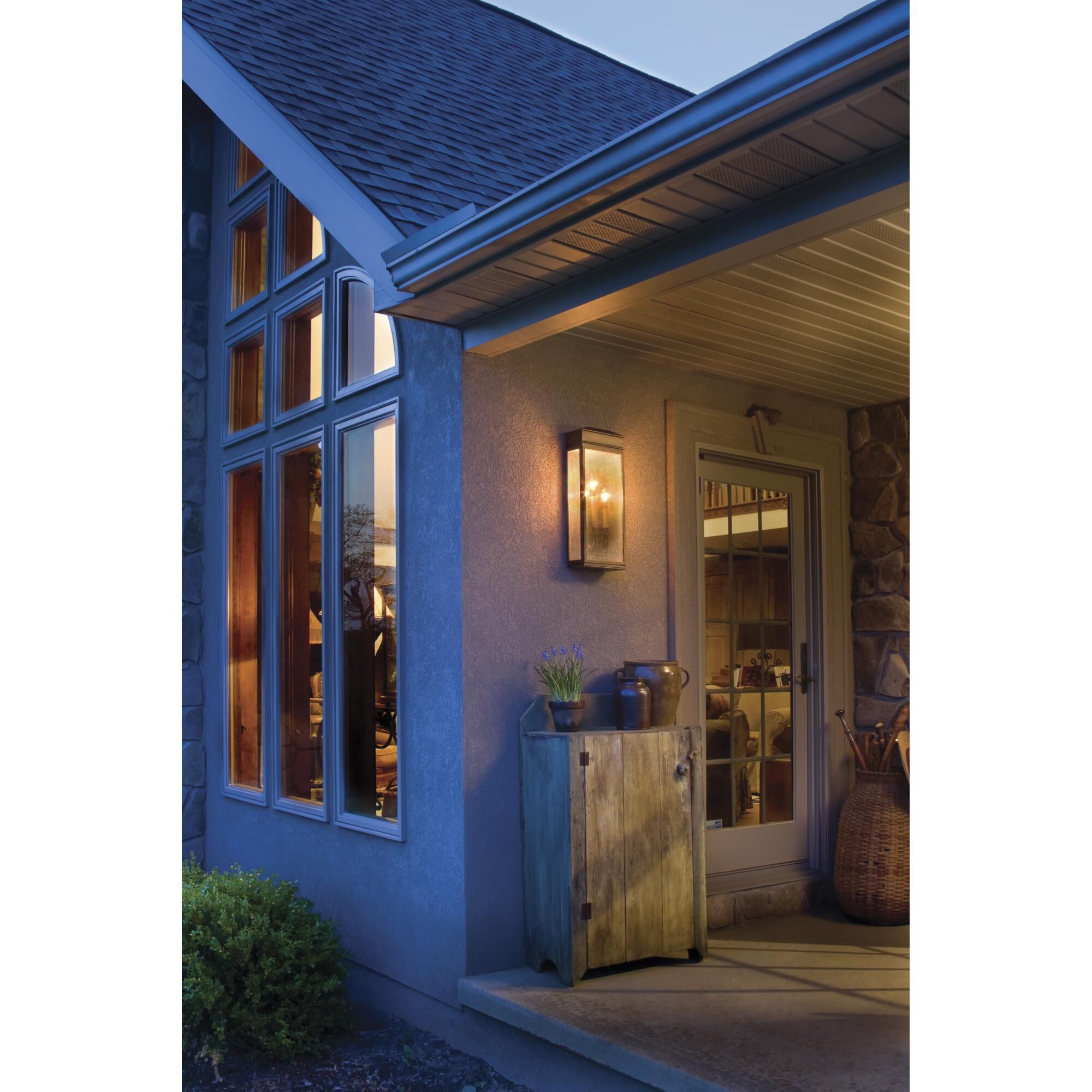 Whitaker 17 Inch Tall 2 Light Outdoor Wall Light by Generation Lighting