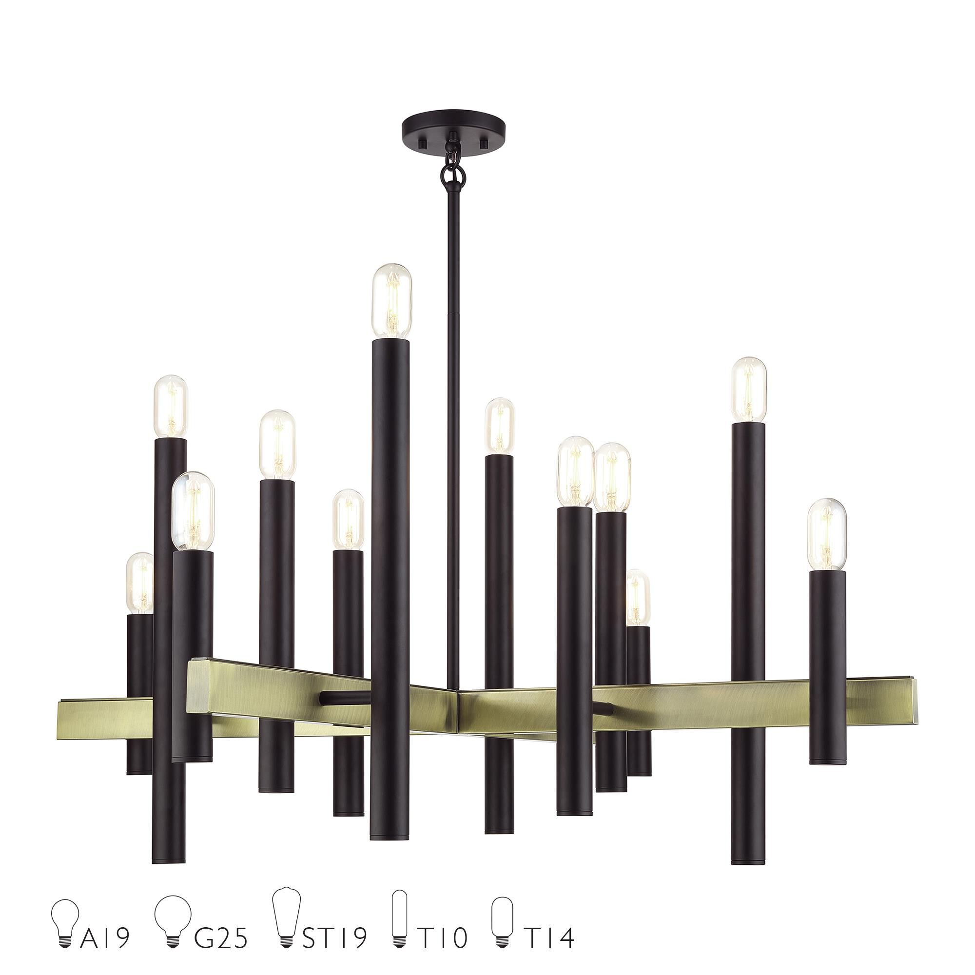 Shown in Bronze with Antique Brass Accents finish