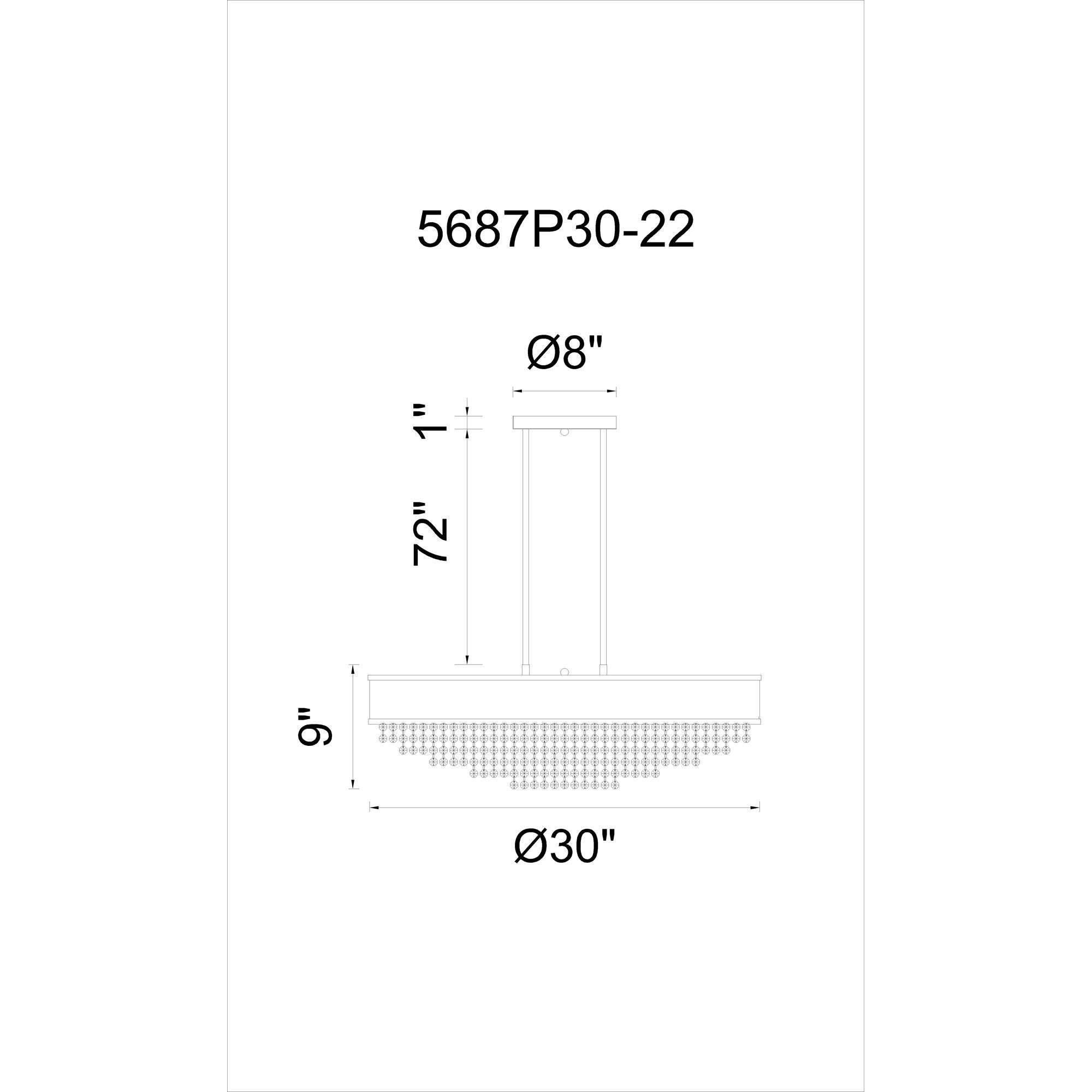 Shown in Black finish and K9 Clear + Amber Alternating crystal