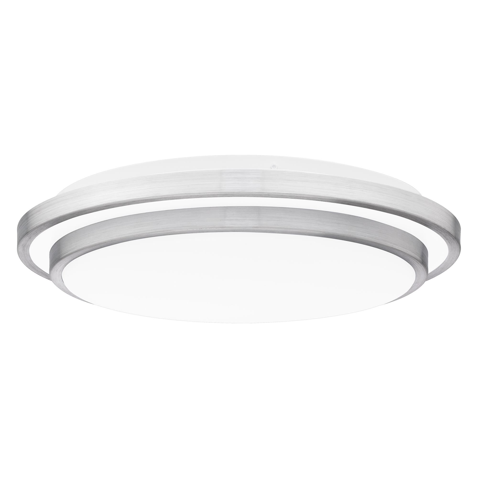 Irving 16 Inch 1 Light LED Semi Flush Mount by Quoizel