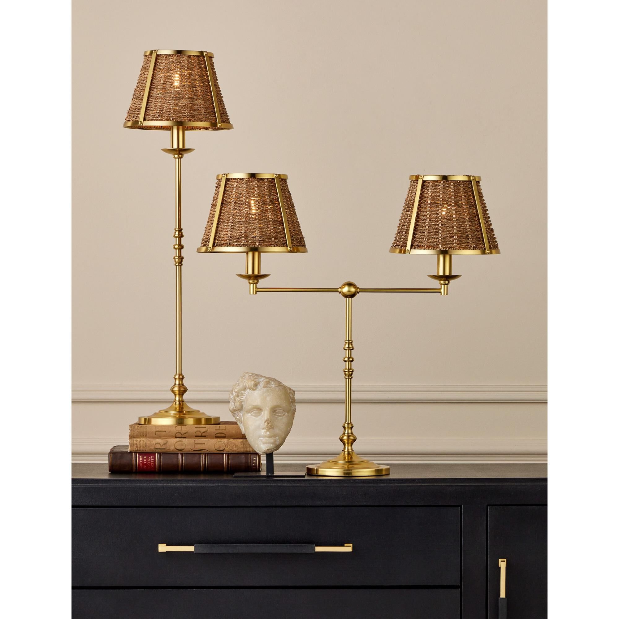 Suzanne Duin Deauville 32 Inch Table Lamp by Currey and Company