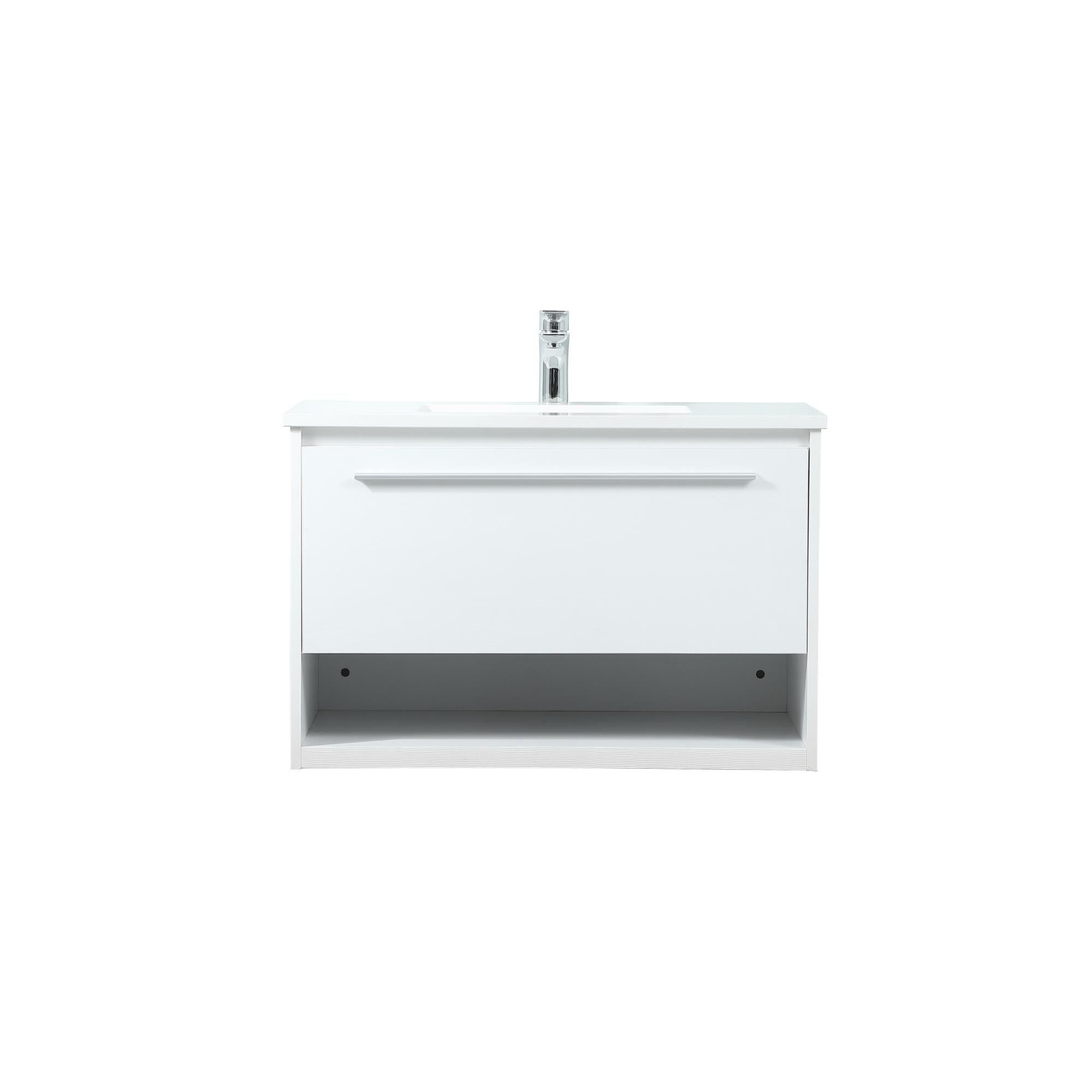 Shown in White finish