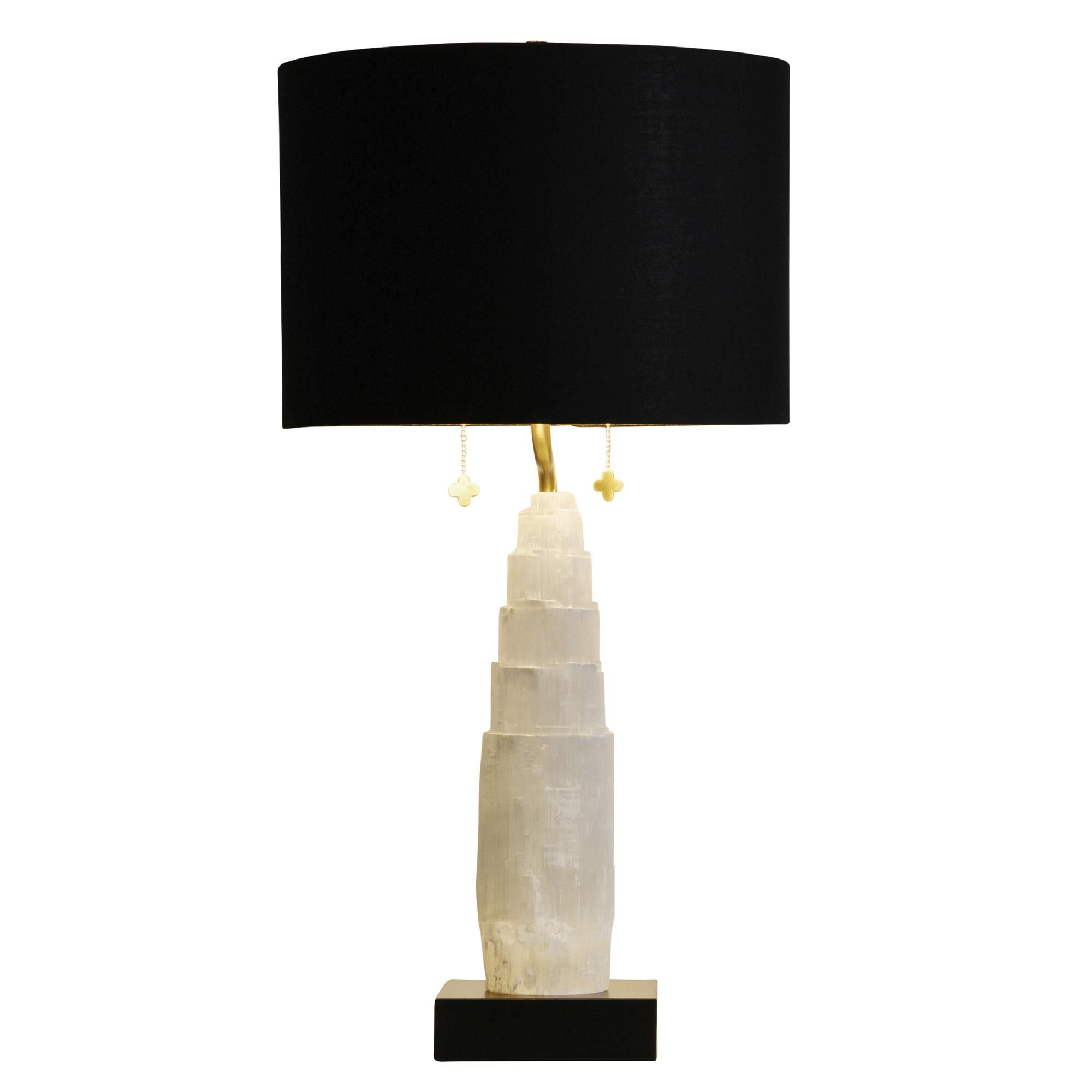 Shown in Black and White finish and Black shade