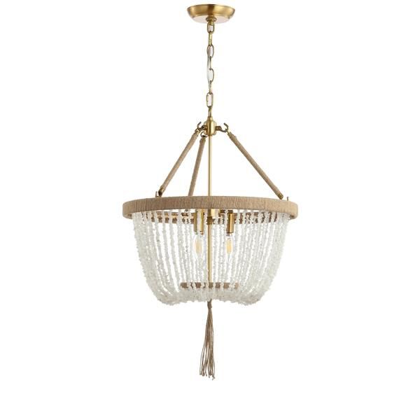Cydney 18 Inch LED Cage Pendant by Safavieh