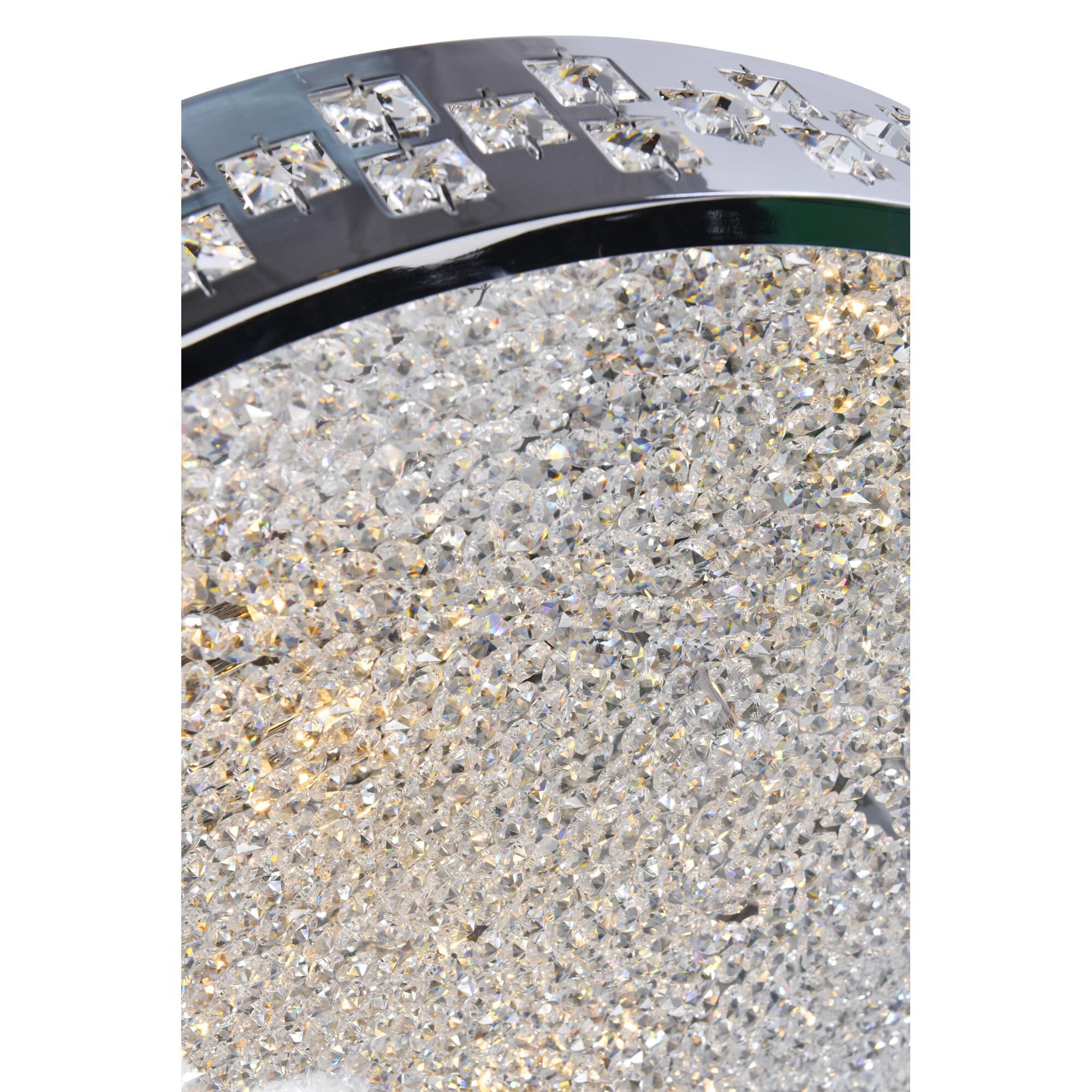 Cinderella 26 Inch 10 Light Chandelier by CWI Lighting