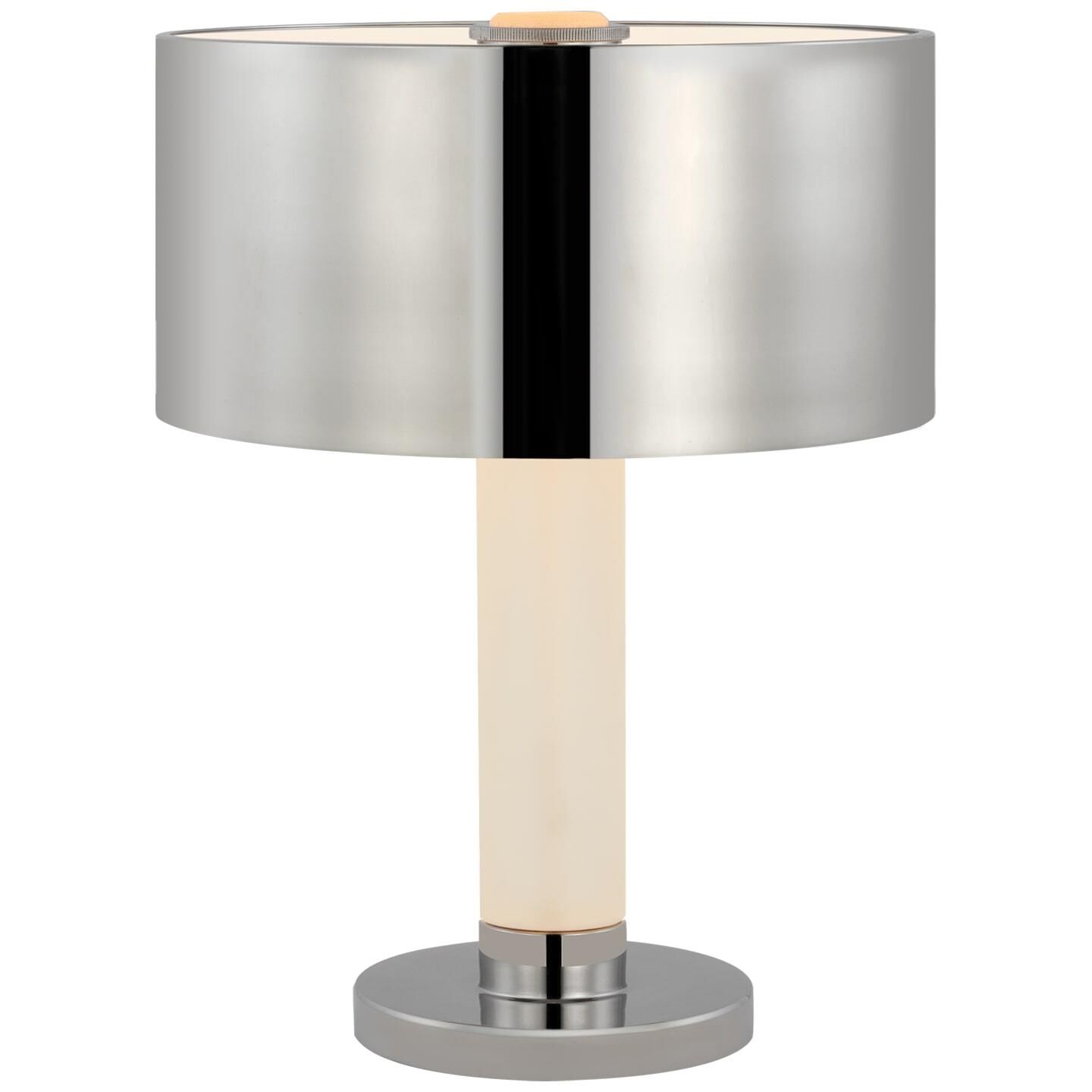 Shown in Polished Nickel finish and Polished Nickel shade
