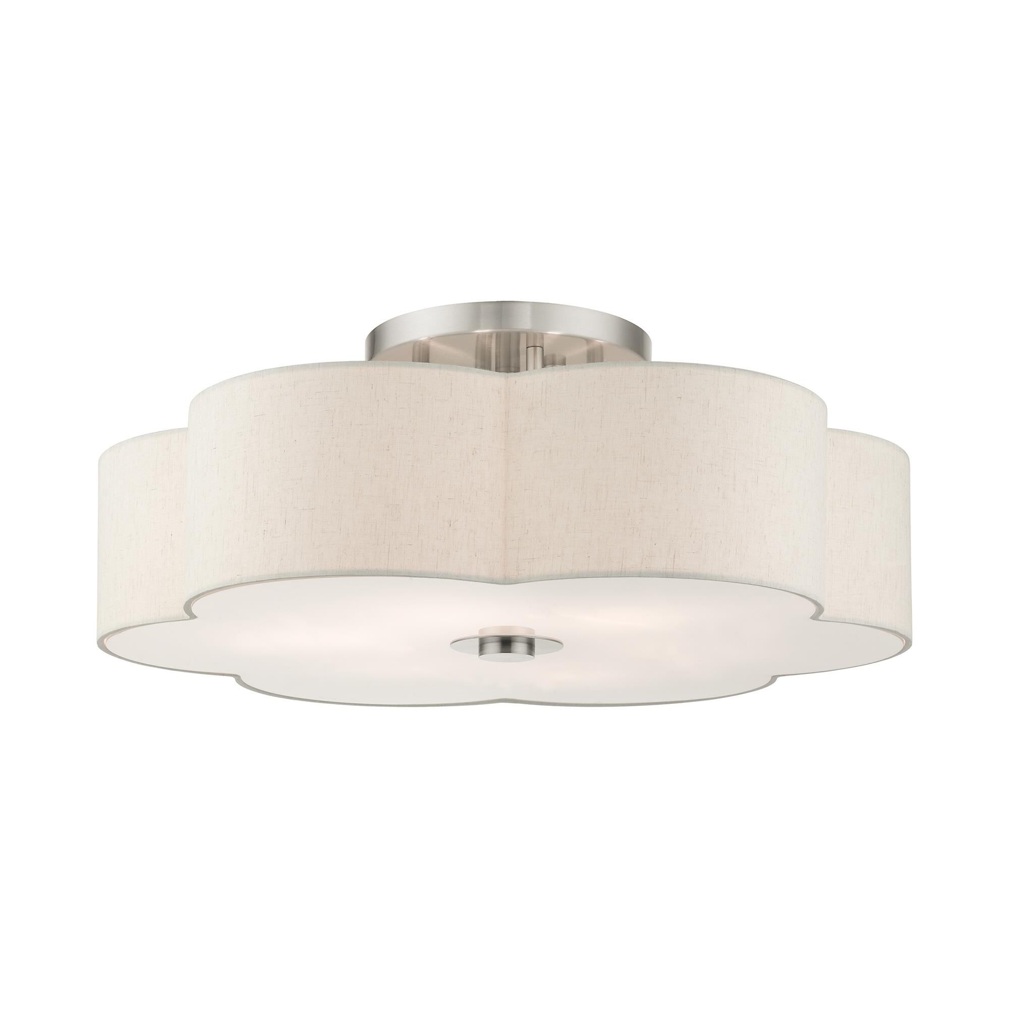 Solstice 6 Light Semi Flush Mount by Livex Lighting
